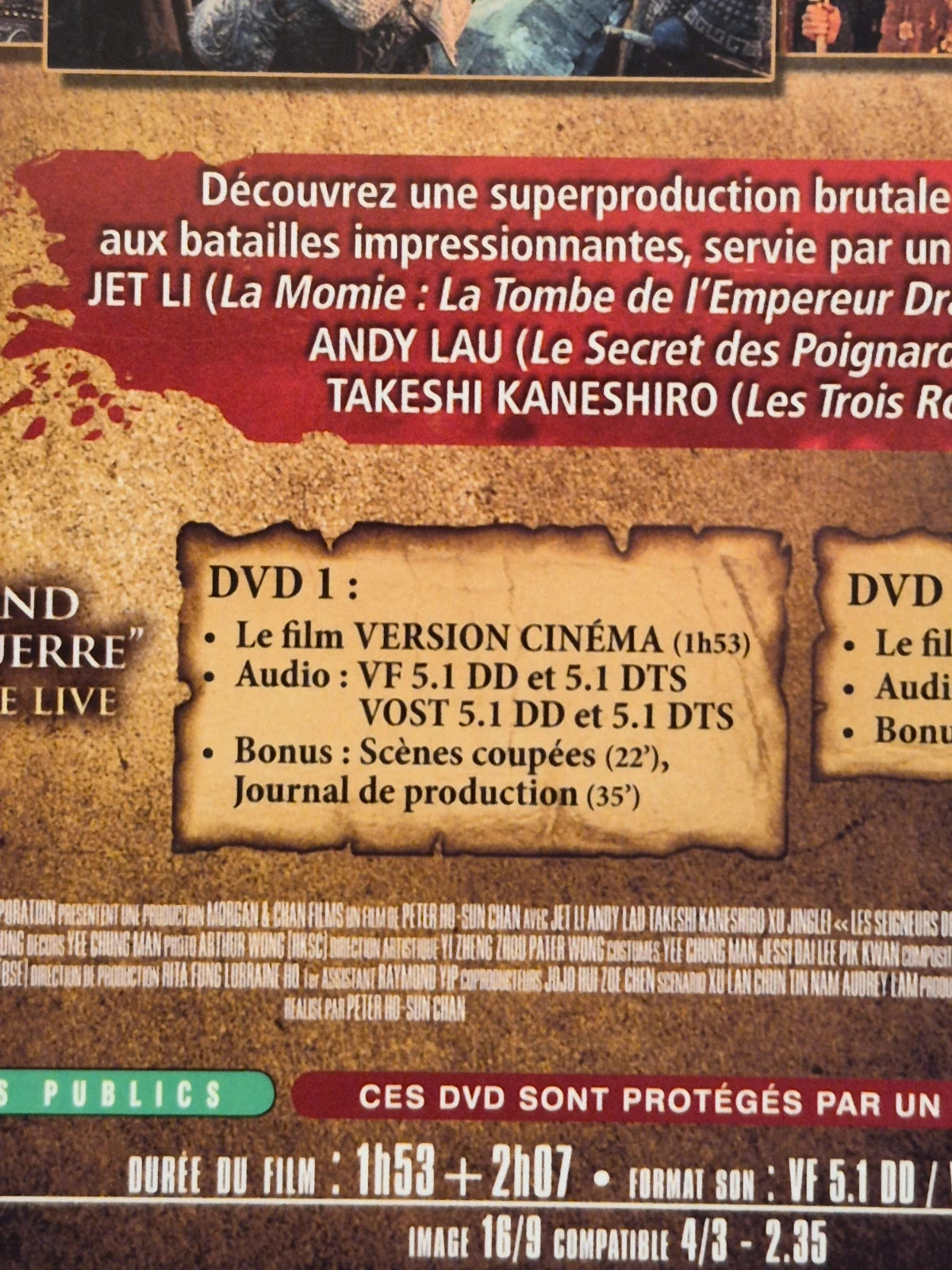 DVD Les Seigneurs de la guerre - Édition Collector 2 DVD (Fourreau) 3