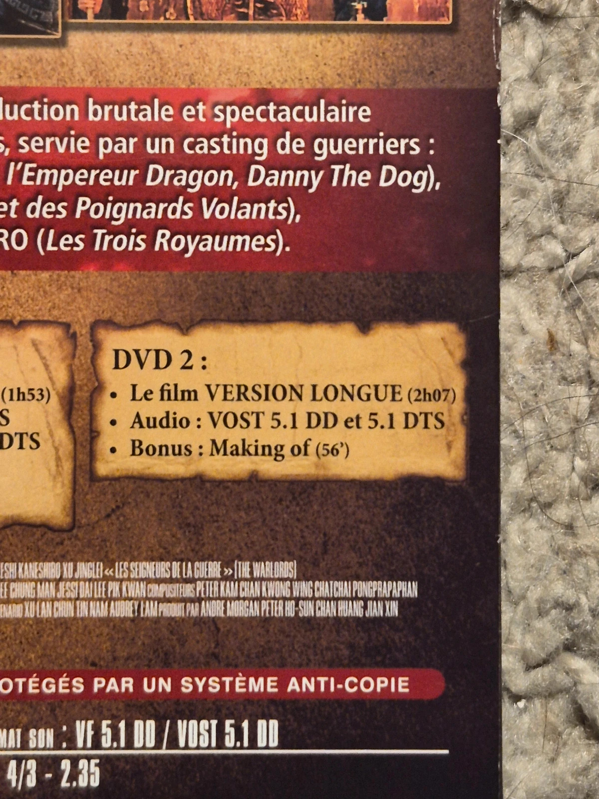 DVD Les Seigneurs de la guerre - Édition Collector 2 DVD (Fourreau) 4