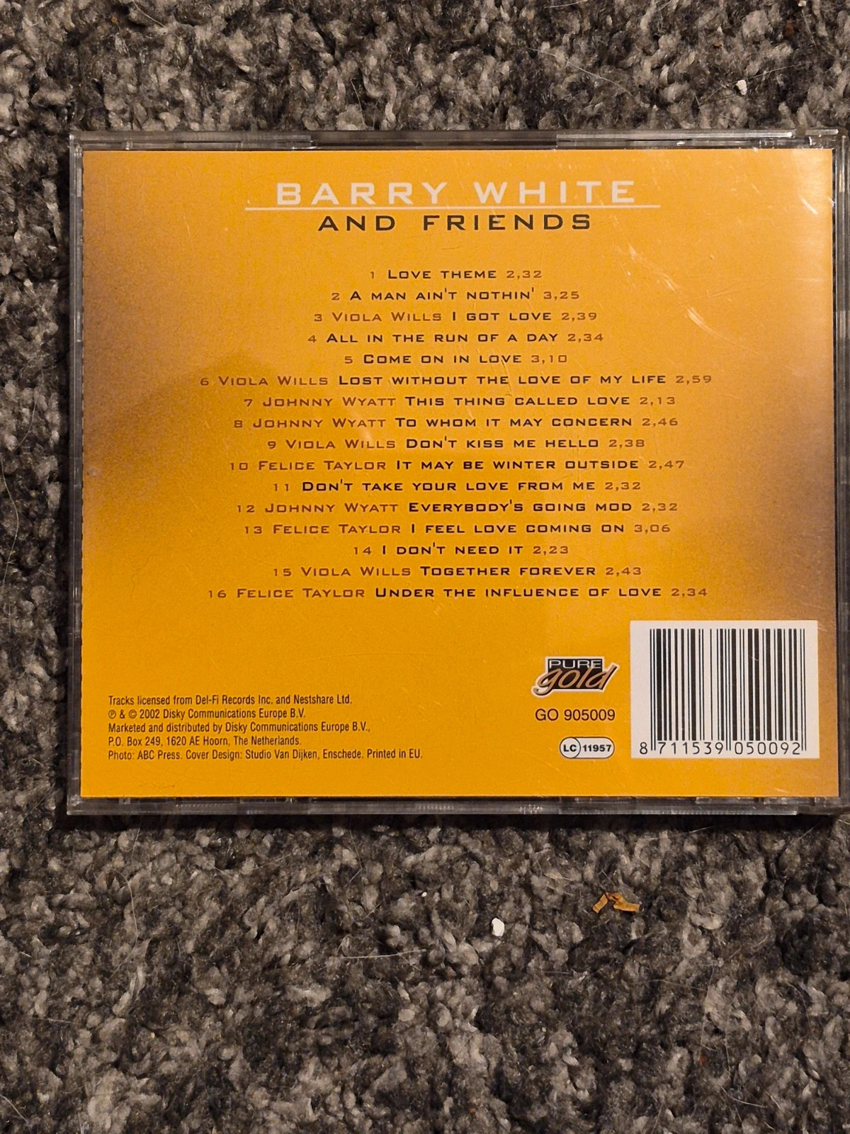 CD Barry White and Friends - Collection Pure Gold 2