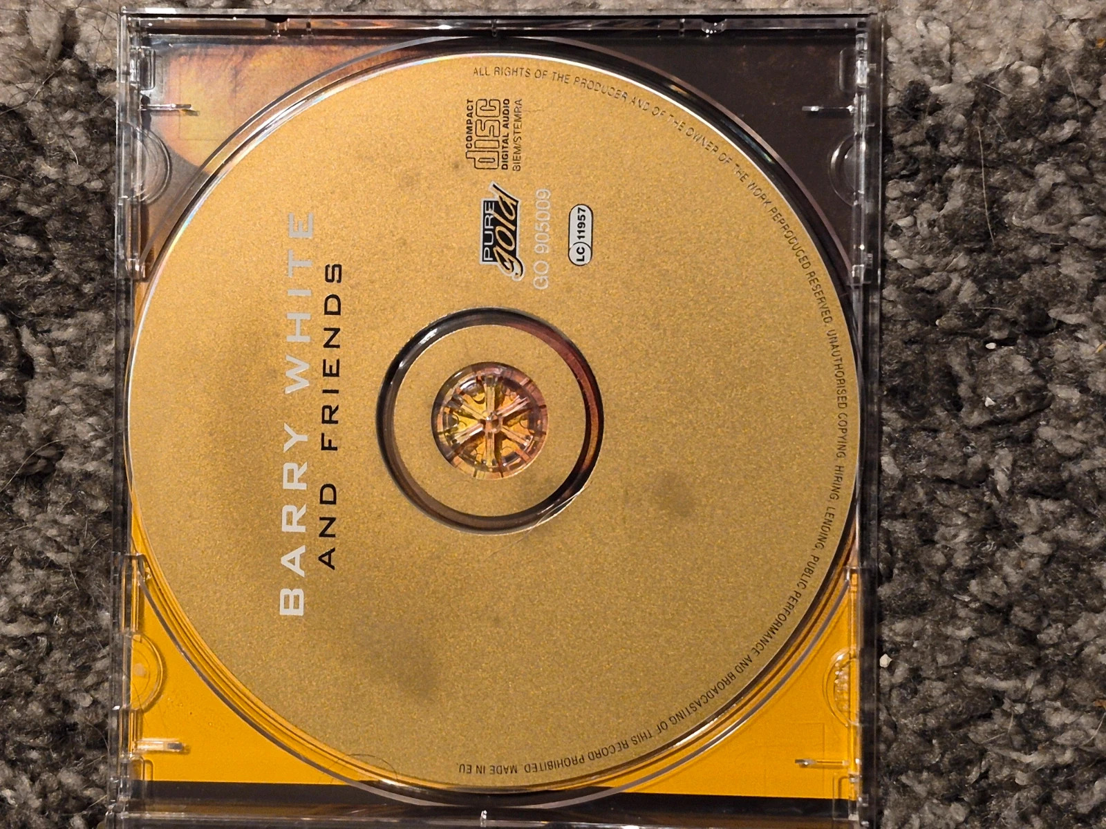 CD Barry White and Friends - Collection Pure Gold 4