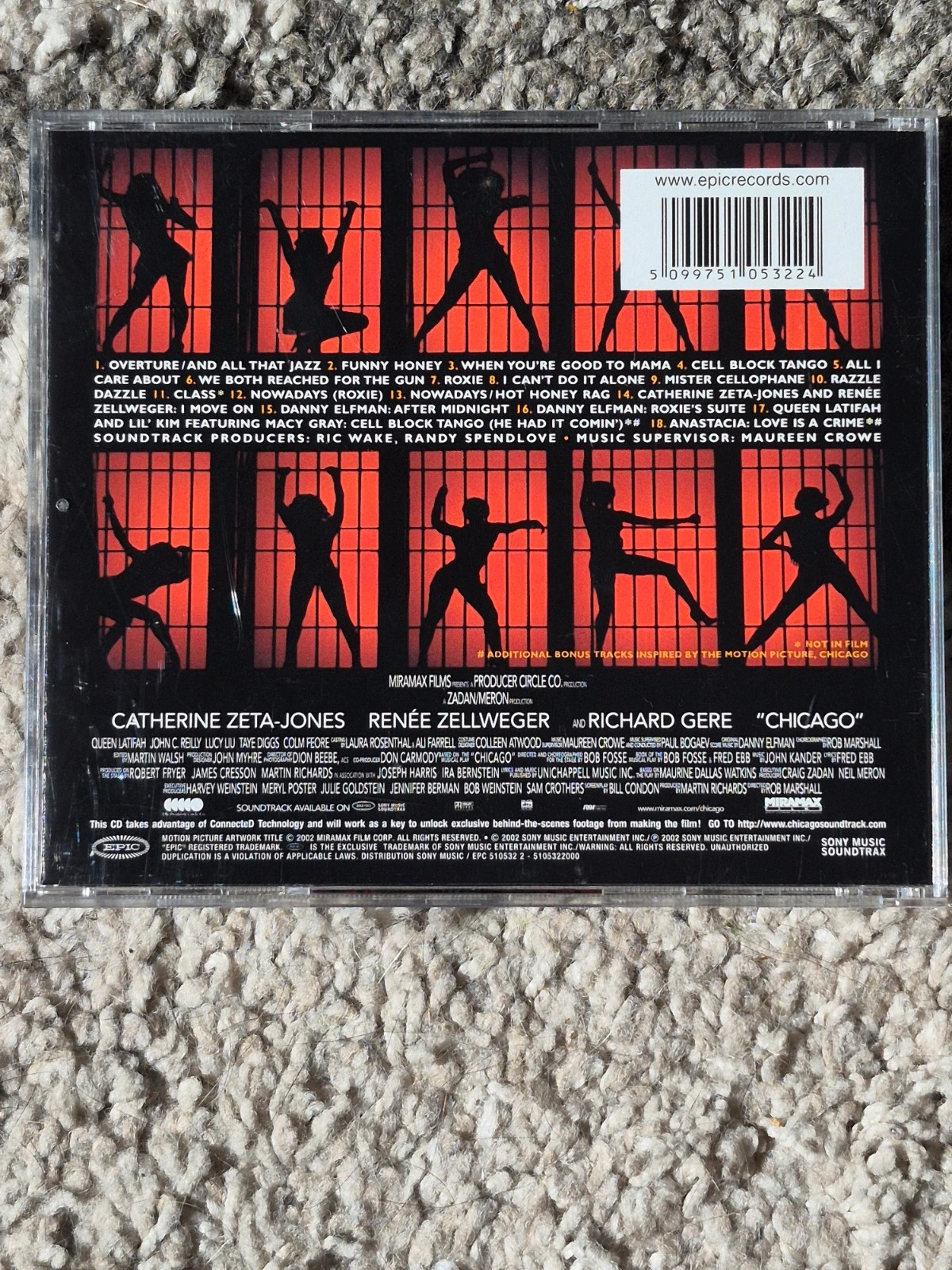 CD Album - Chicago (Bande Originale du Film) 2