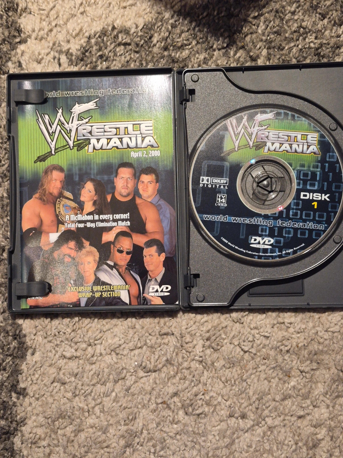 Double dvd WWF WrestleMania 2000 Édition Spéciale Collector 4