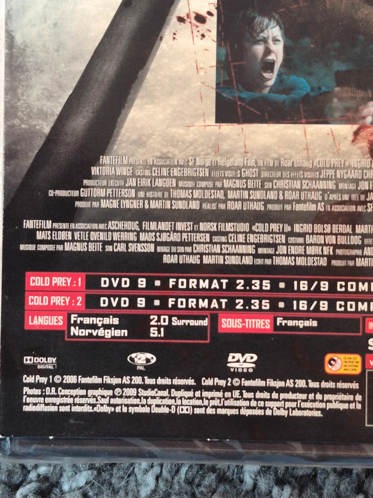 Coffret 2 DVD Cold Prey 1 & 2 - L'intégrale Horreur 3