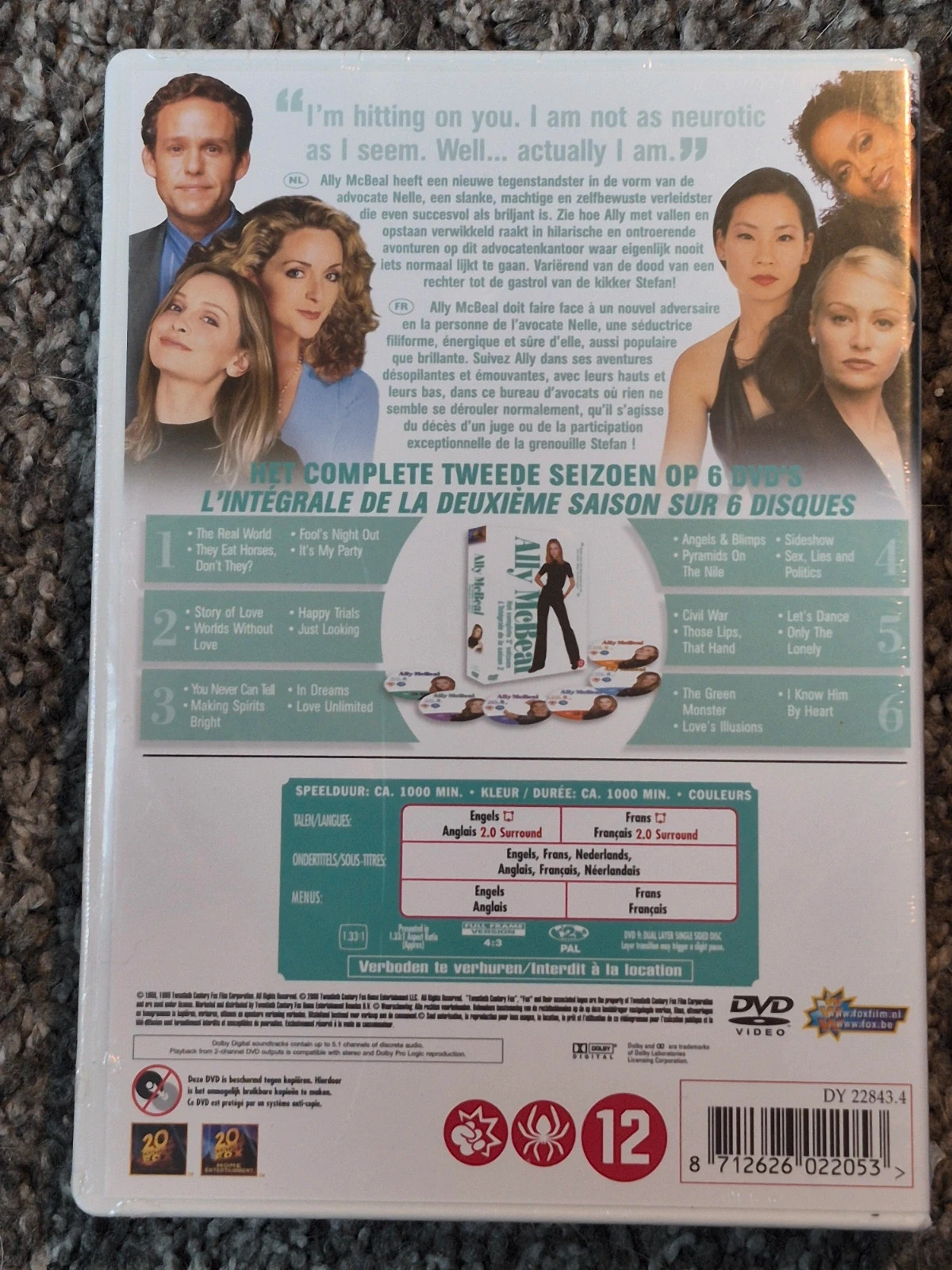 Coffret 6 DVD Ally McBeal - Saison 2 Intégrale 3