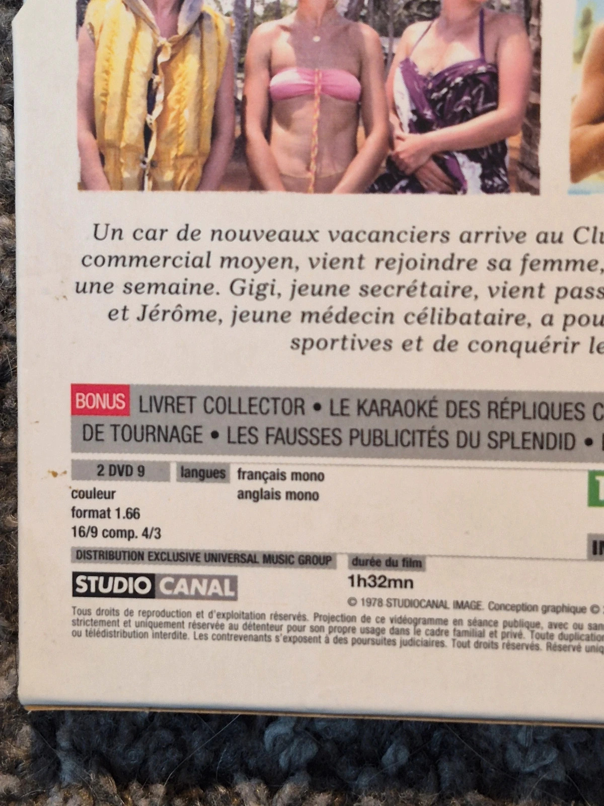 DVD Les Bronzés (1978) - Édition Collector Limitée (2 DVD + Livret) 4
