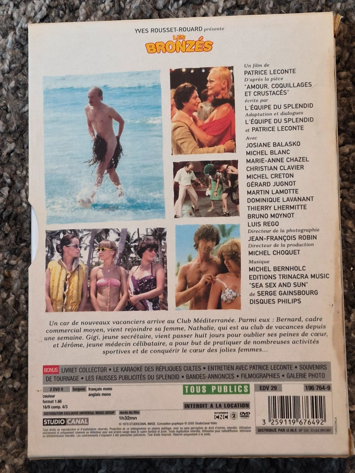 DVD Les Bronzés (1978) - Édition Collector Limitée (2 DVD + Livret) 2