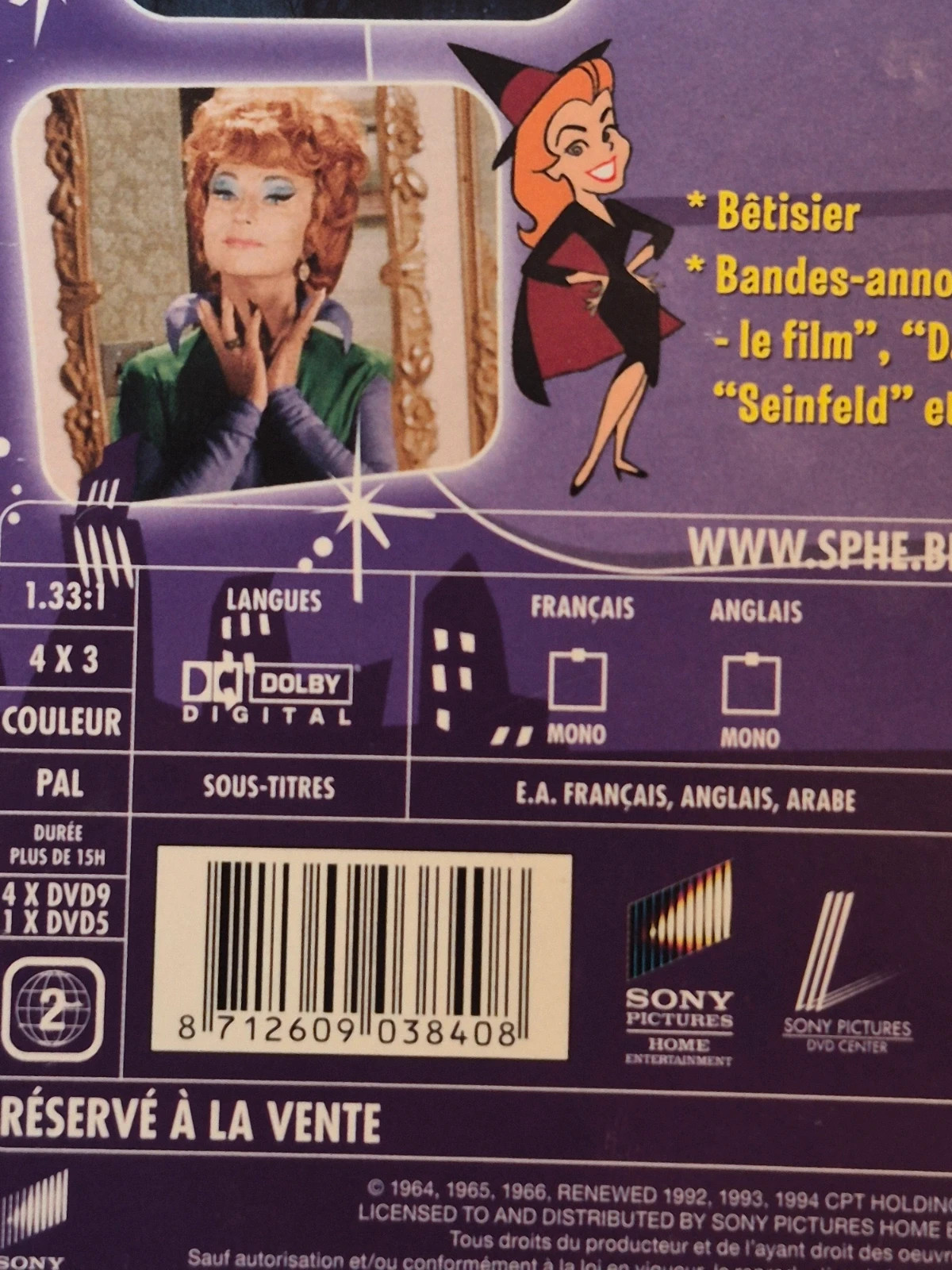 Coffret 5 DVD - Ma Sorcière Bien-Aimée - Intégrale Saison 2 Colorisée 3