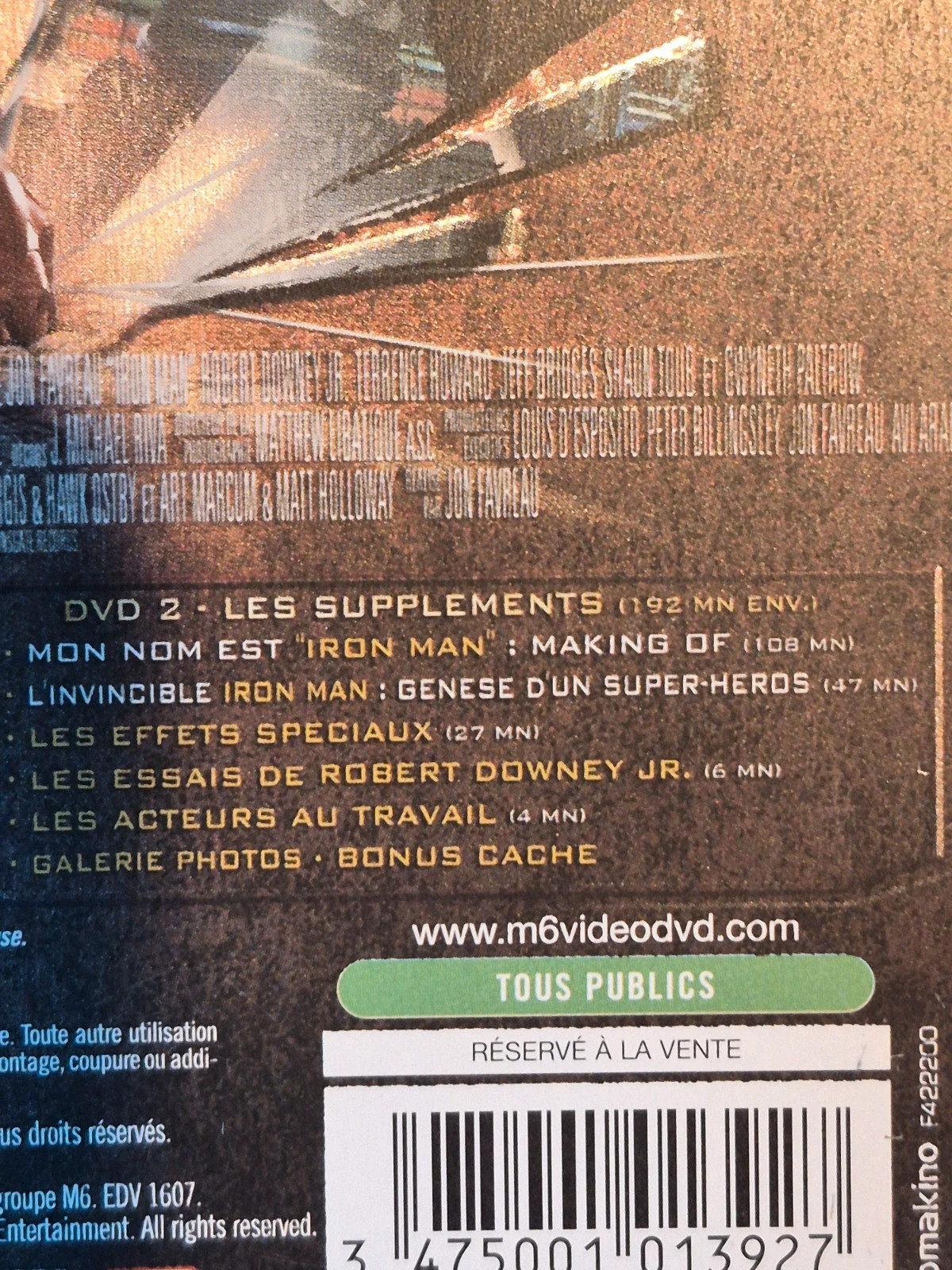 Steelbook Iron Man - Édition Collector 2 DVD (Marvel) 4