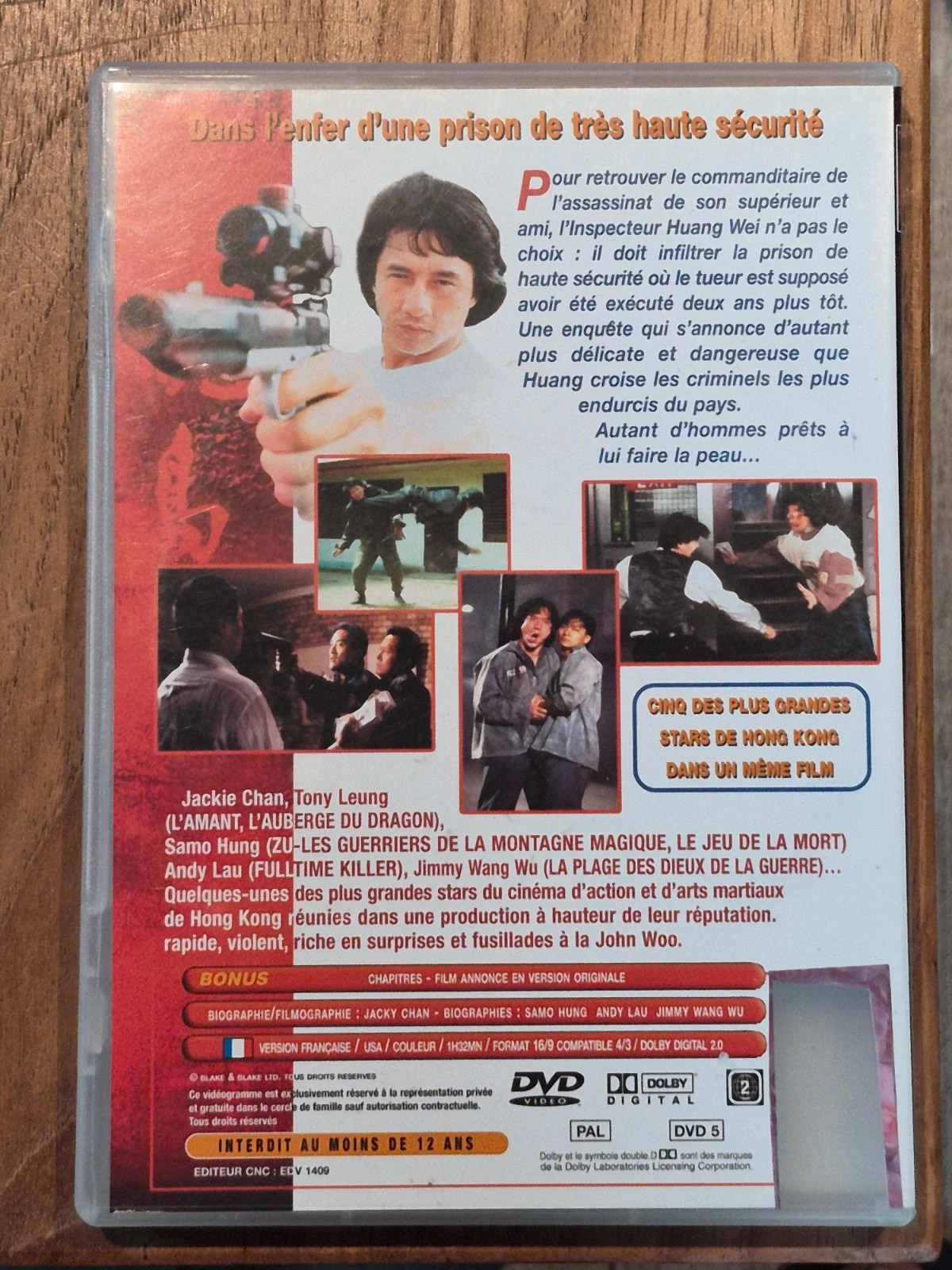 DVD Island of Fire - Film Action Jackie Chan / Tony Leung 2