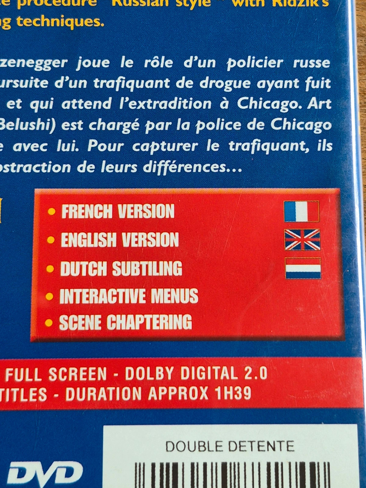 DVD Double Détente (Red Heat) - Arnold Schwarzenegger 3