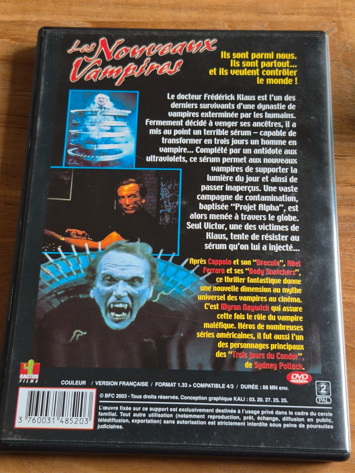 DVD Les Nouveaux Vampires (Project Vampire - 1993) 2