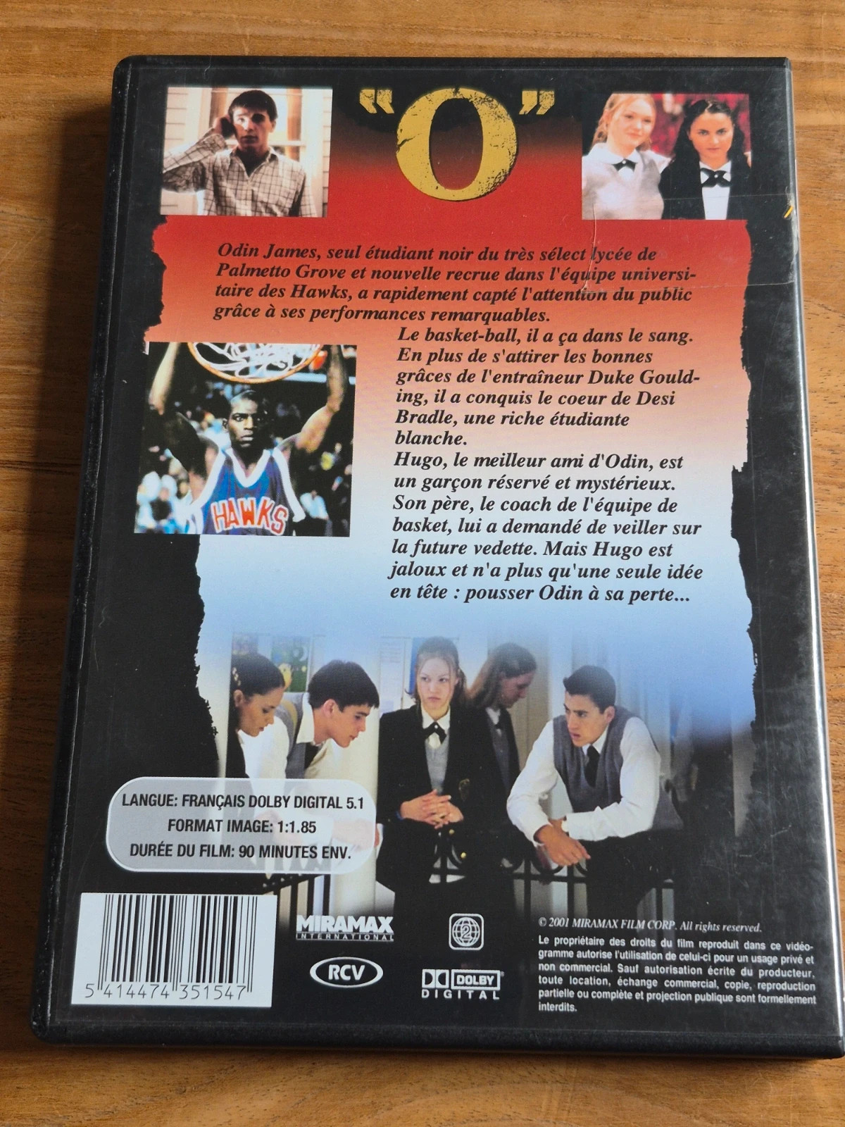 DVD "O" (Othello moderne) - Josh Hartnett / Julia Stiles 2