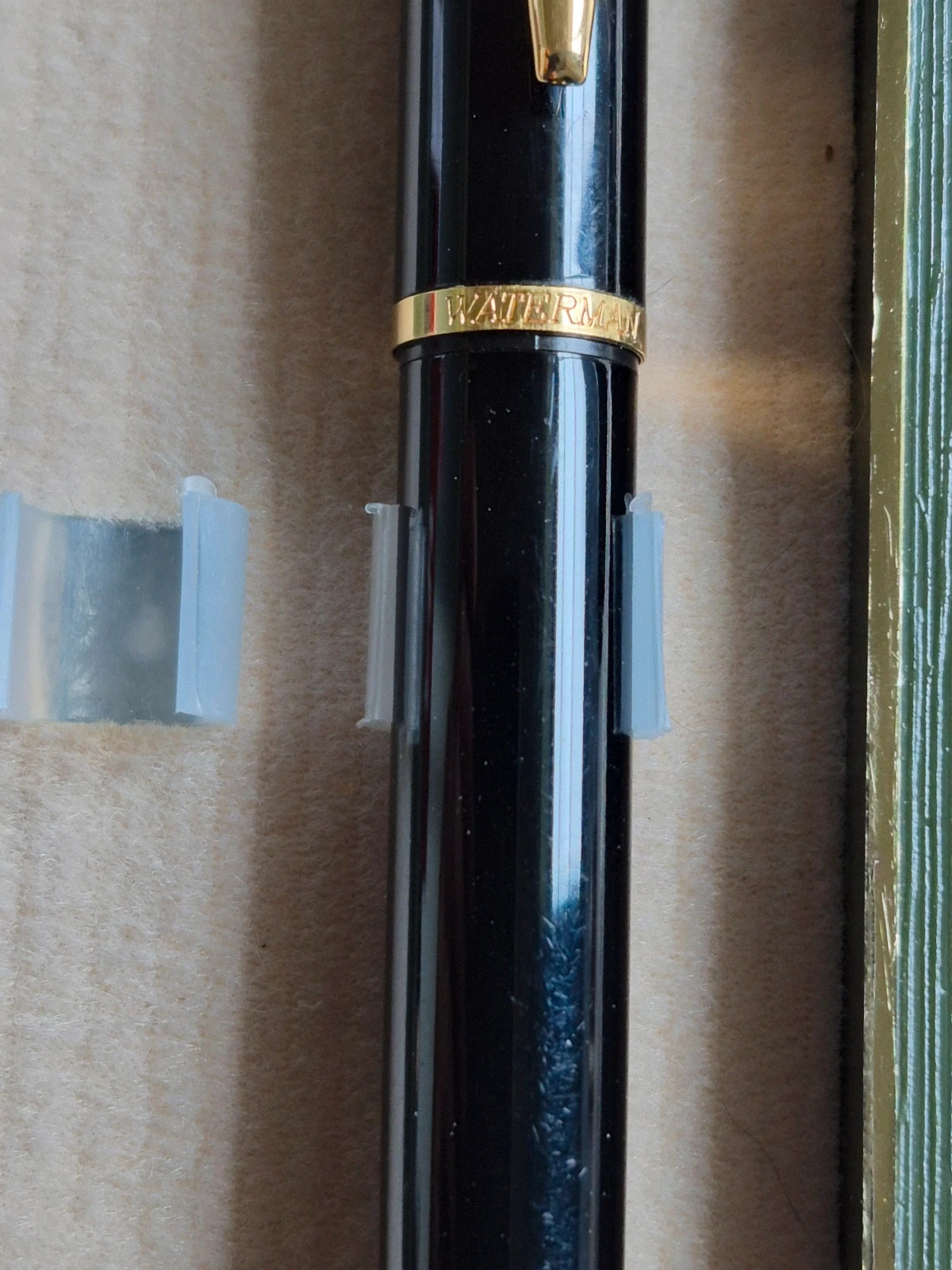Stylo plume Waterman Gentleman – Laque noire & garnitures dorées – Made in France – Waterman 4
