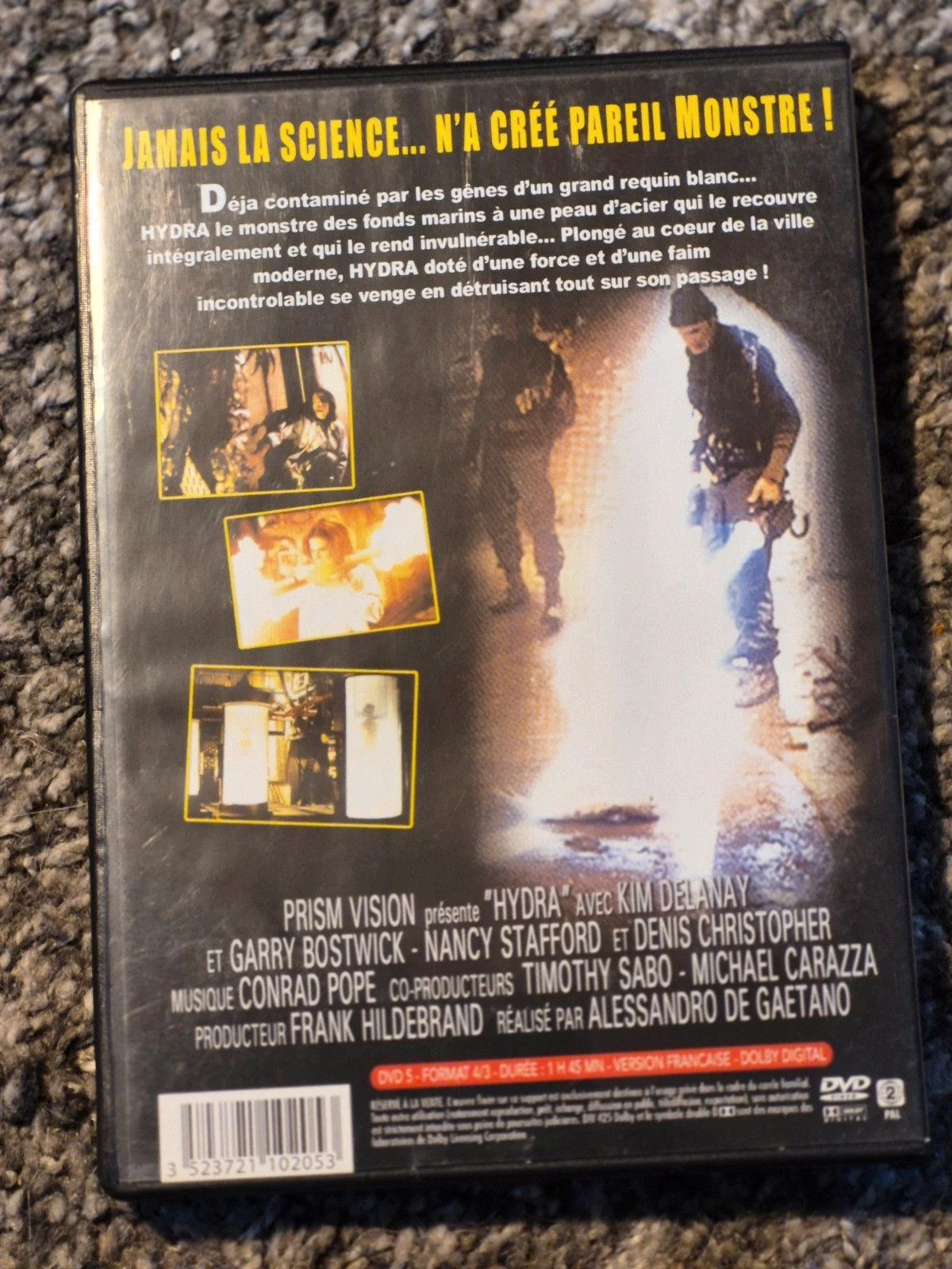 DVD Hydra - Rare Édition Prism Vision - Film Horreur / Sci-Fi 2