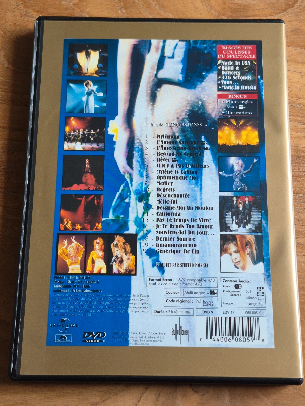 DVD Mylène Farmer - Mylenium Tour (Édition Originale An 2000) 2