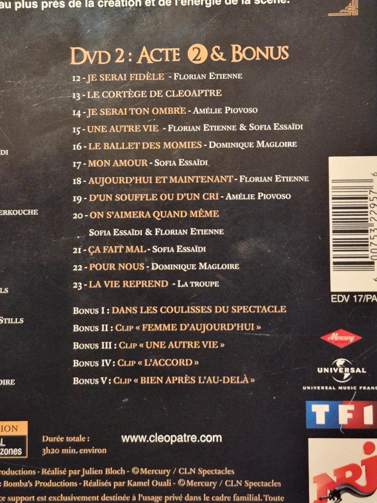 Coffret 2 DVD Cléopâtre - Kamel Ouali 4