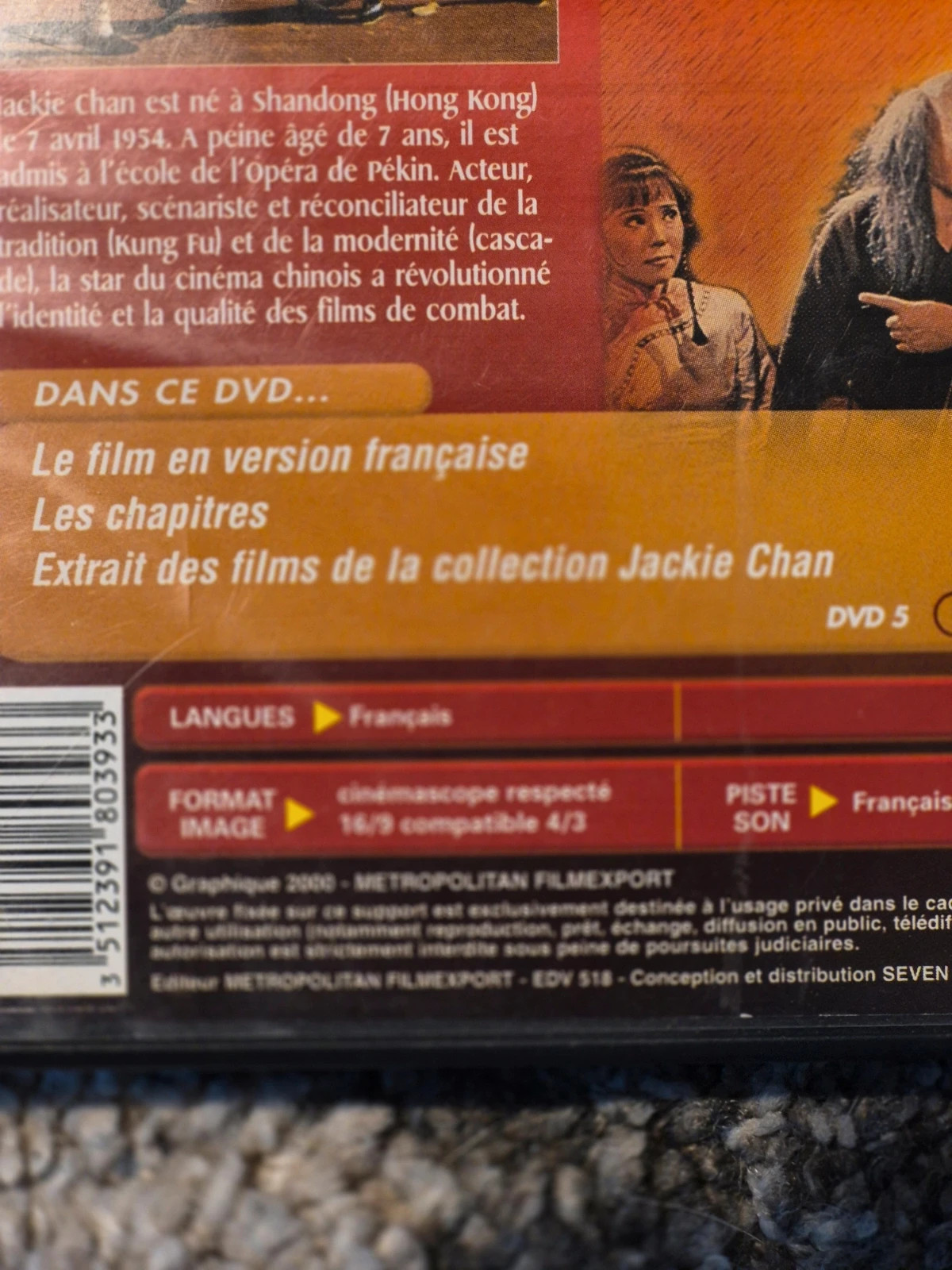 DVD Jackie Chan - Le Magnifique (Édition Collector avec feuillet) 3