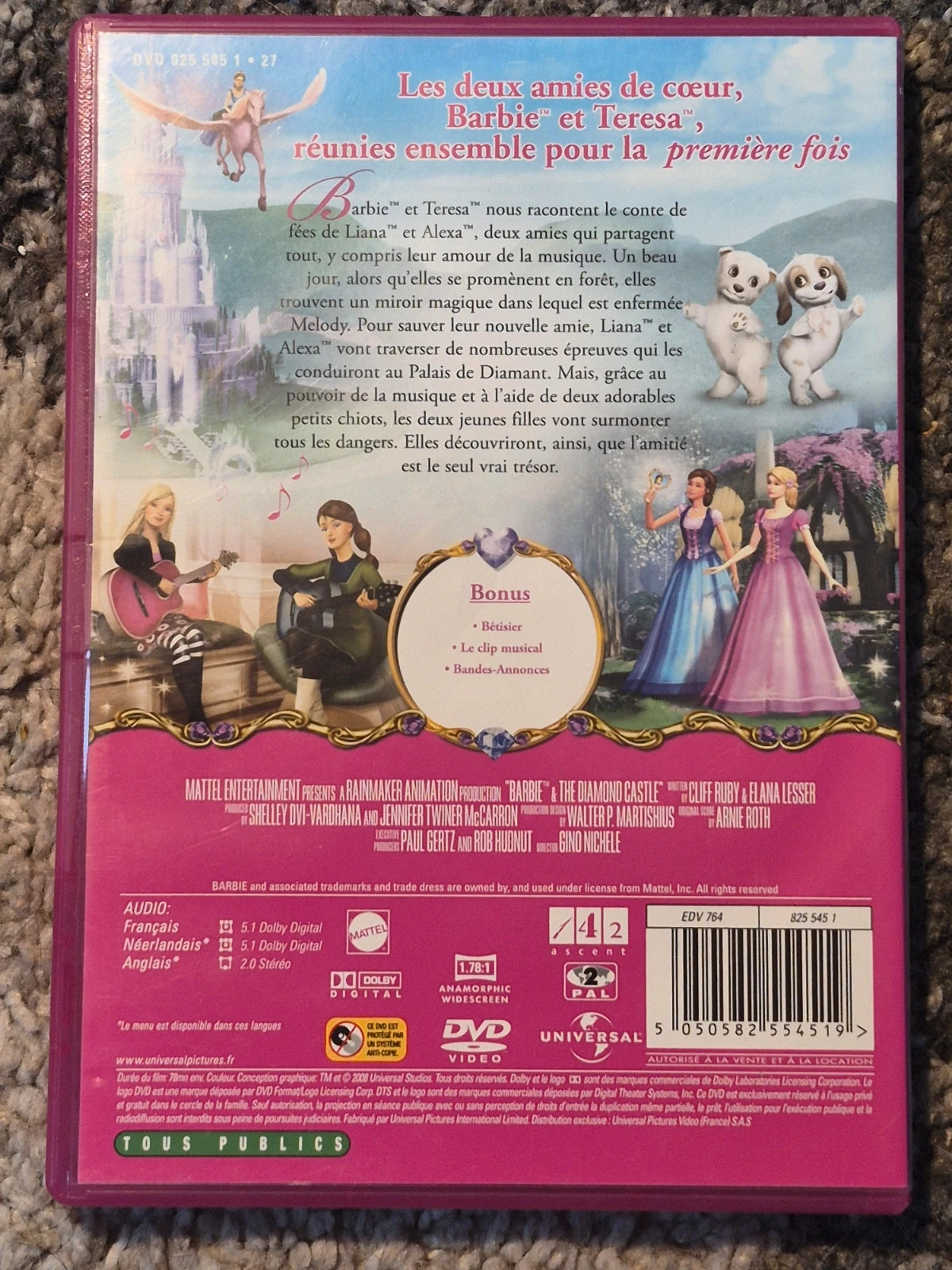 DVD Barbie et le Palais de Diamant 2