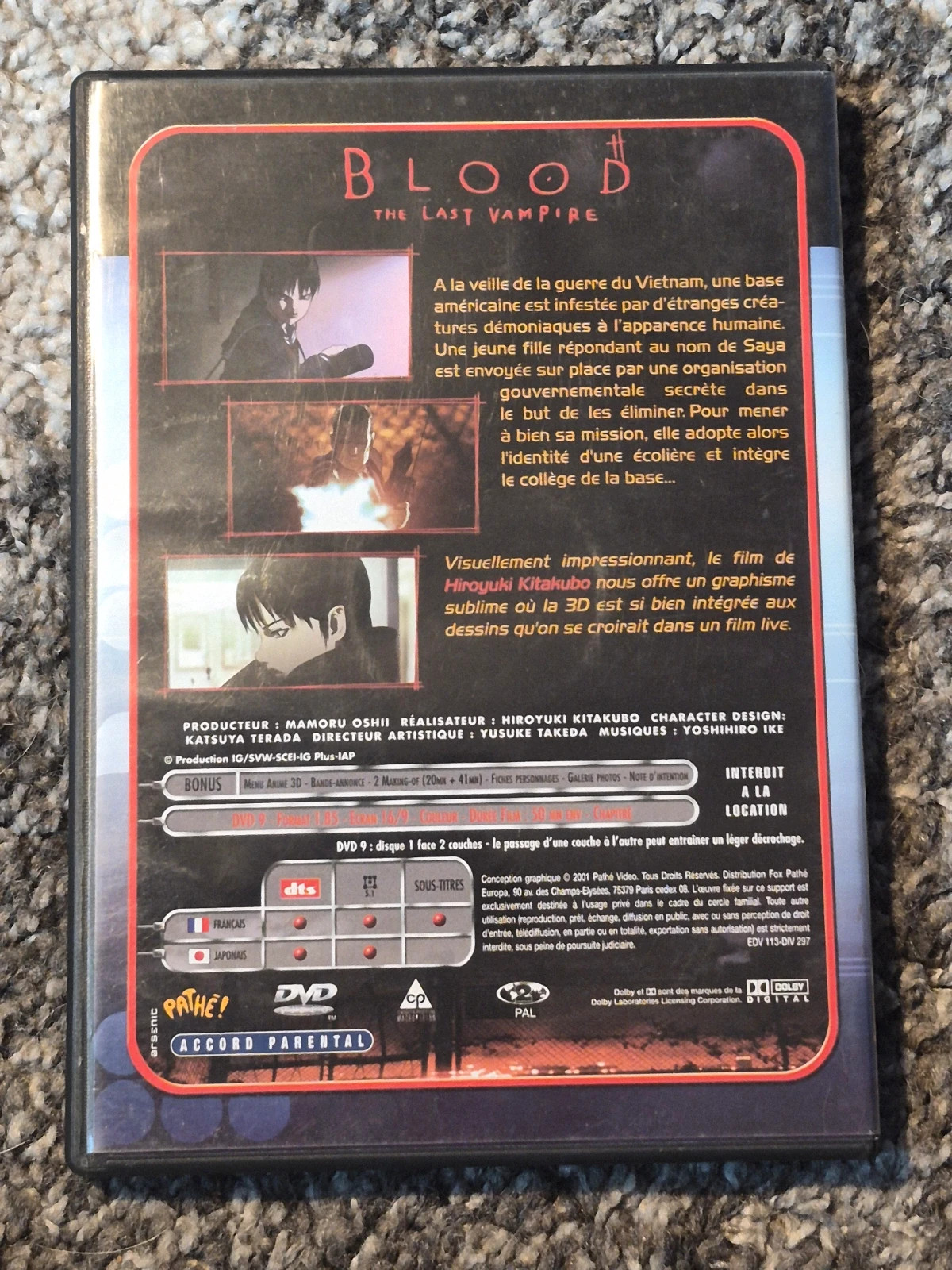 DVD Manga Mania - Blood: The Last Vampire 2