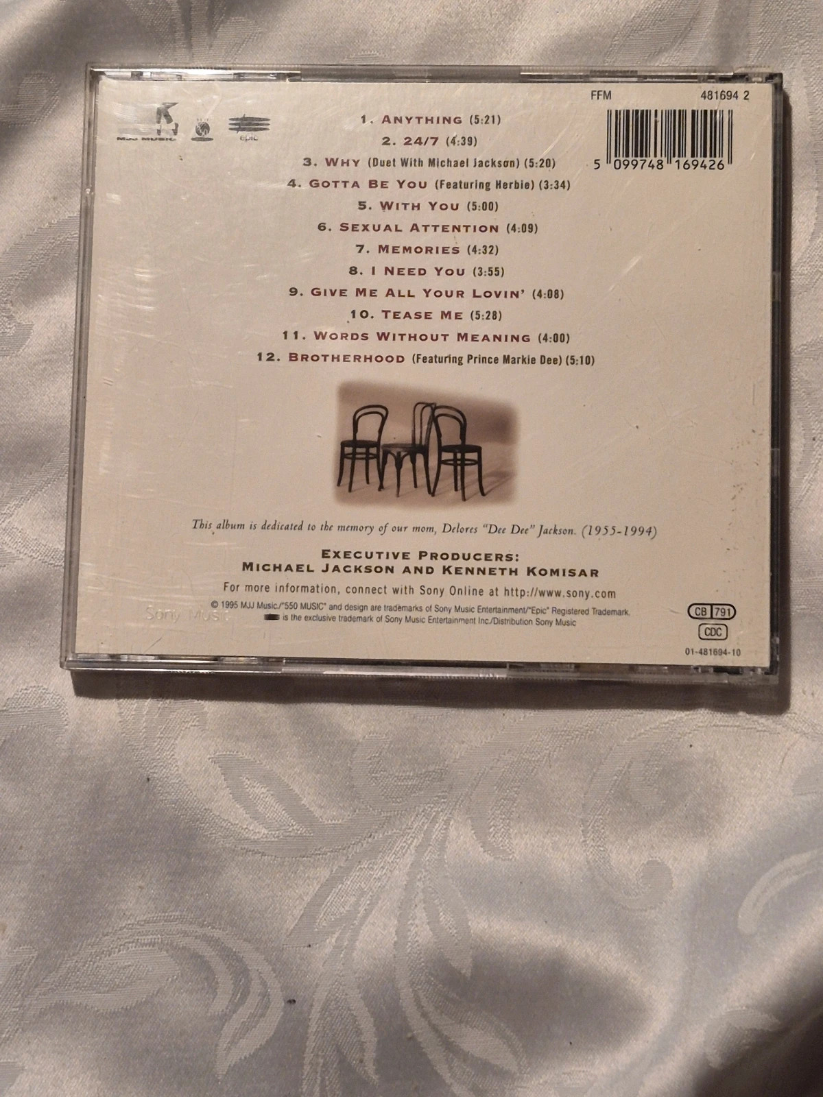 CD Album 3T - Brotherhood (1995) 2