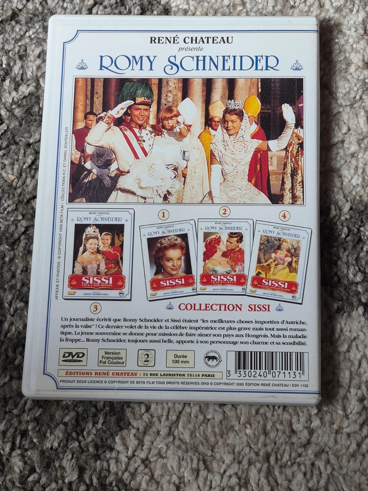 DVD Sissi face à son destin - Romy Schneider - Édition René Chateau - TBE 2