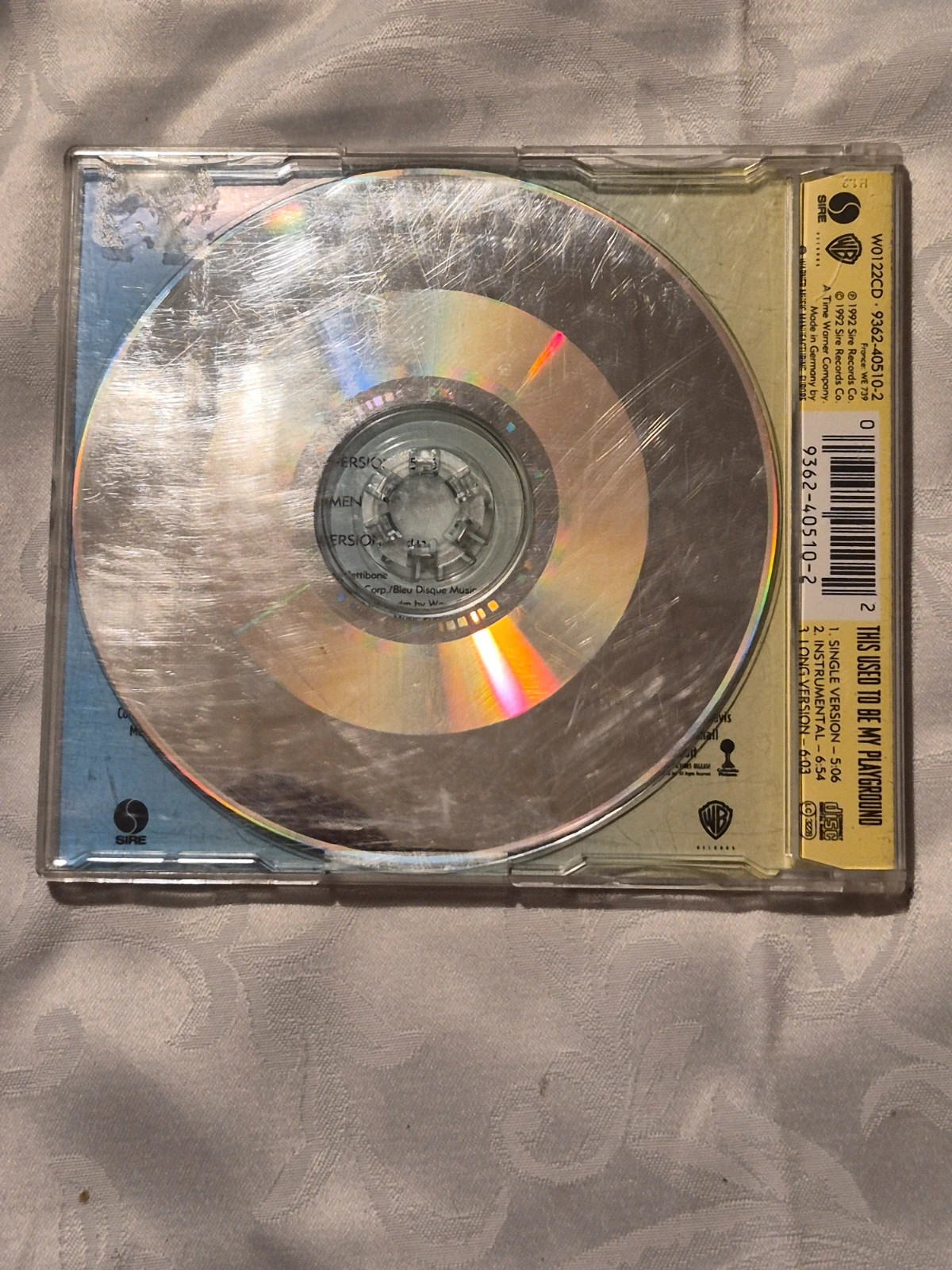 CD Maxi-Single Madonna - This Used To Be My Playground (1992) 2