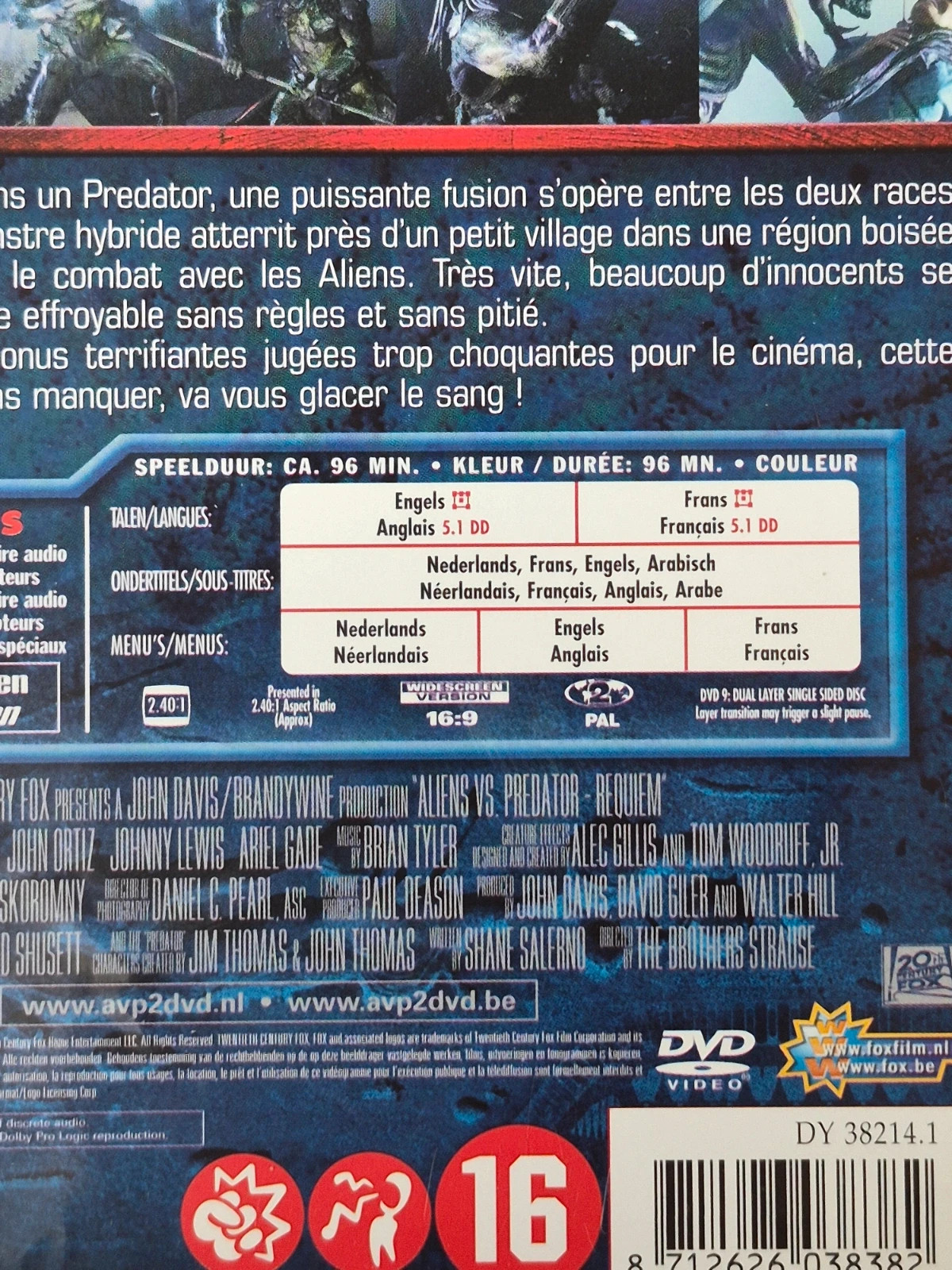 DVD AVP2 : Aliens vs. Predator 2 - Requiem 3