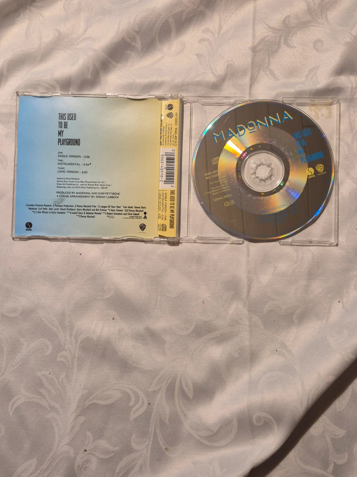 CD Maxi-Single Madonna - This Used To Be My Playground (1992) 3