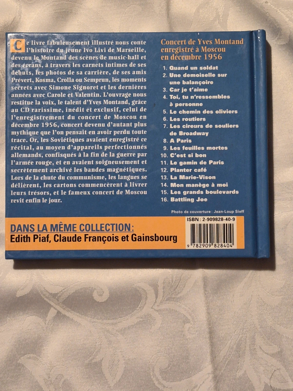 Livre-CD Yves Montand - Michel Giniès (Inédit Moscou 1956) 2