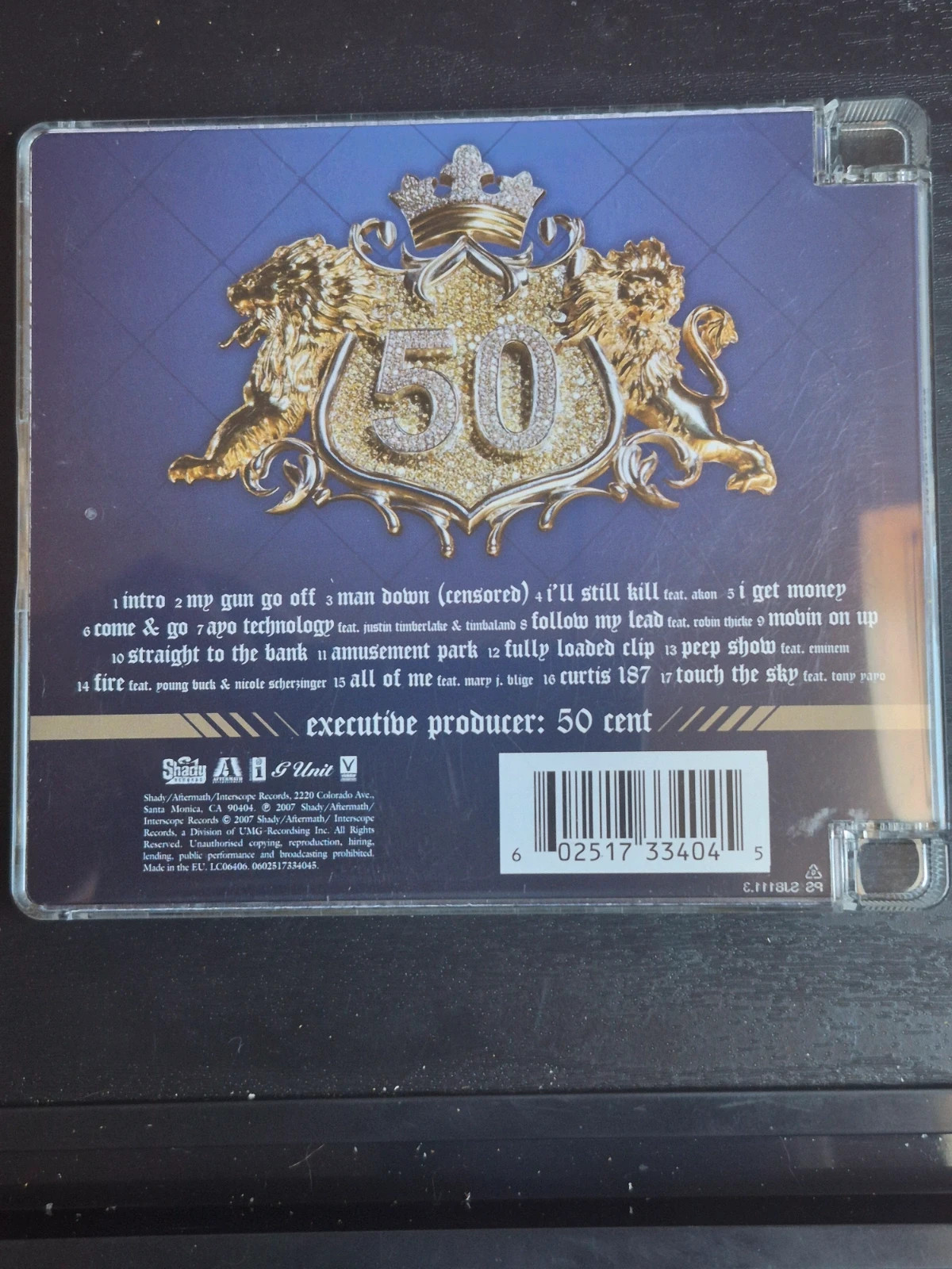 CD 50 Cent - Curtis (Édition Originale 2007) 2