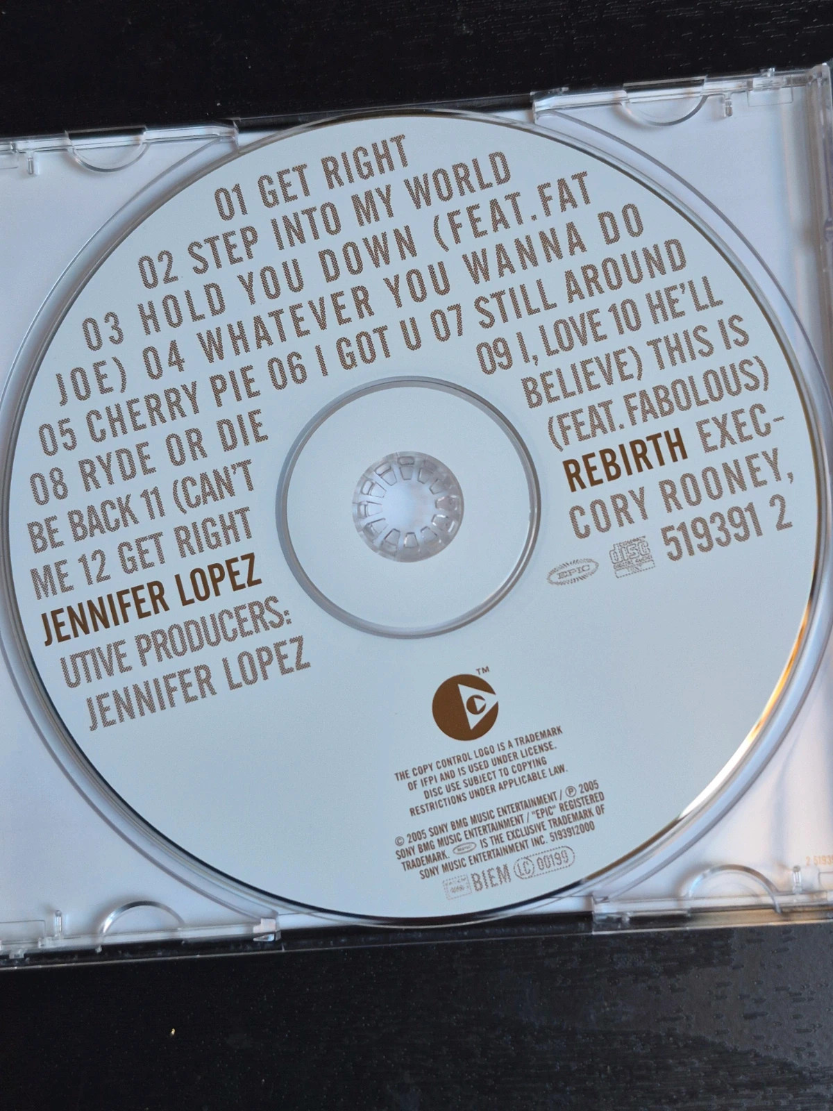 💿 CD Jennifer Lopez – Album Rebirth 5