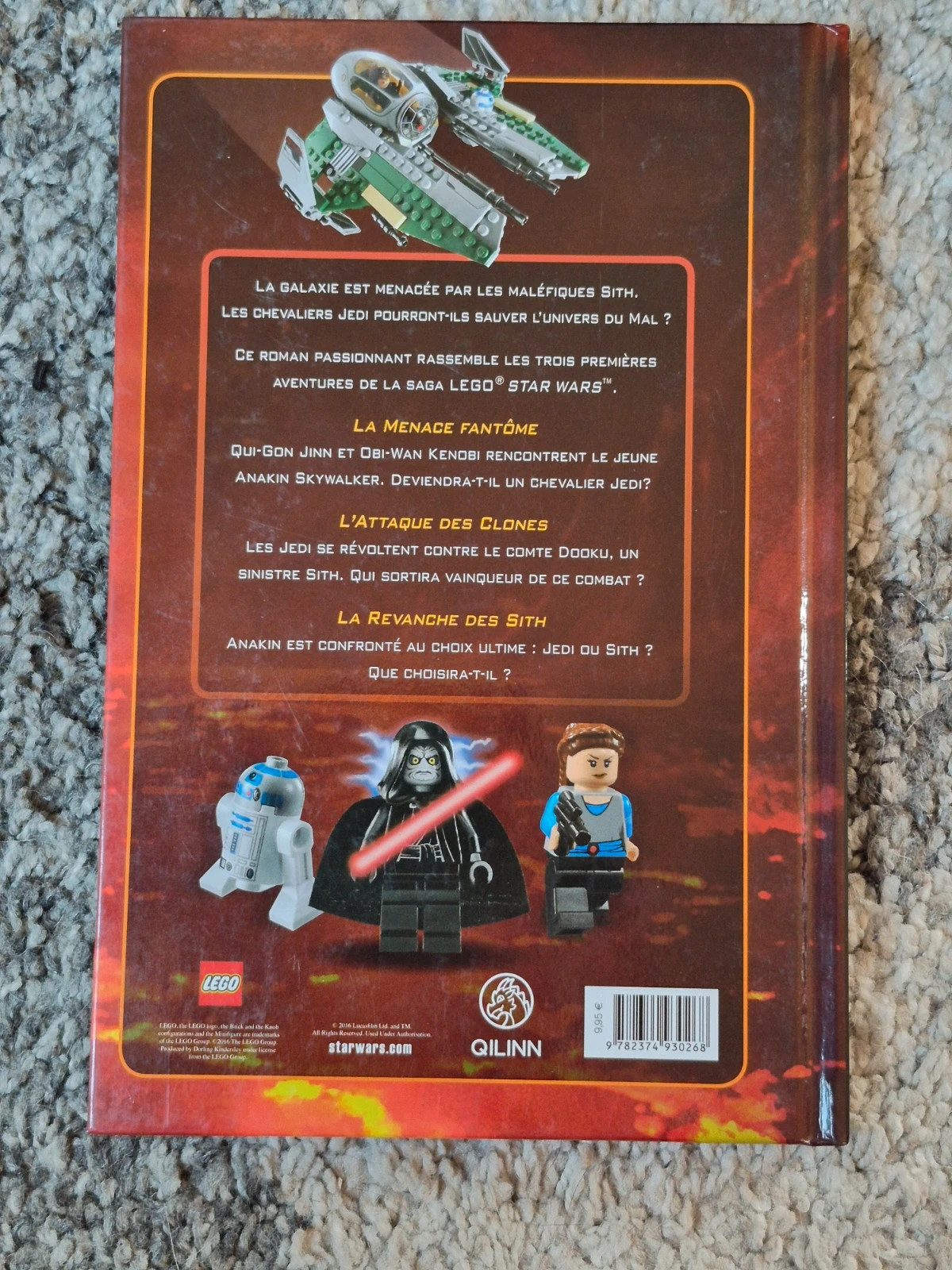 Livre LEGO Star Wars - Roman 1 : La Chute d'Anakin (Éditions Qilinn) 2