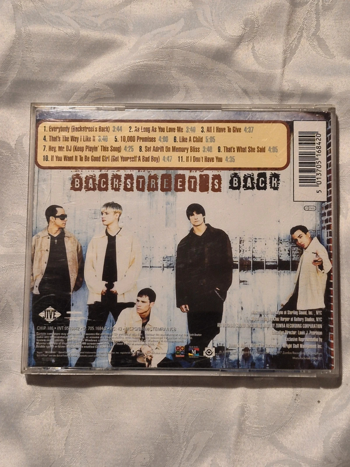 CD Backstreet Boys - Backstreet's Back (1997) - Édition Enhanced 2