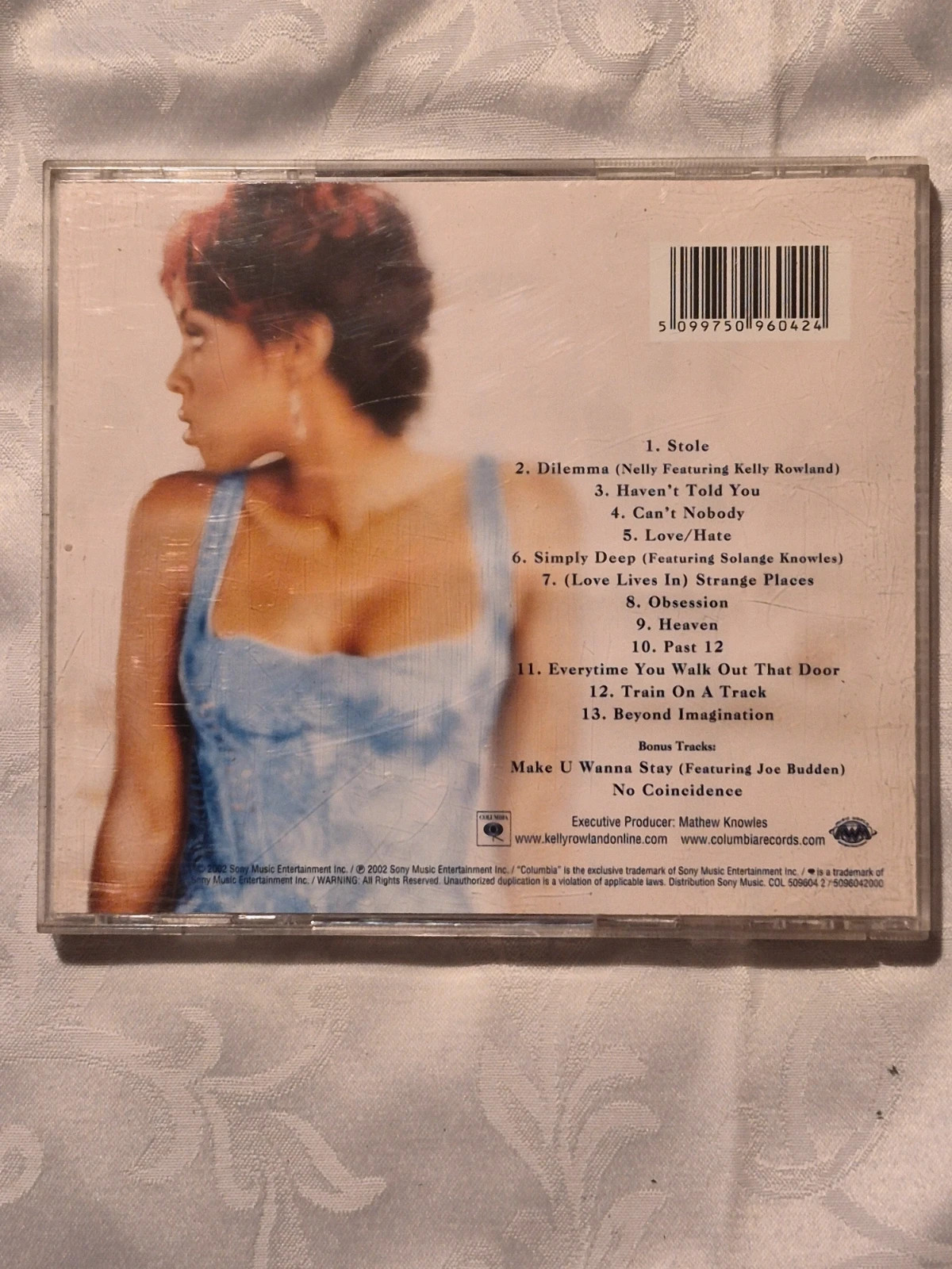 CD Kelly Rowland Simply Deep (2002) Édition UK Bon état 2