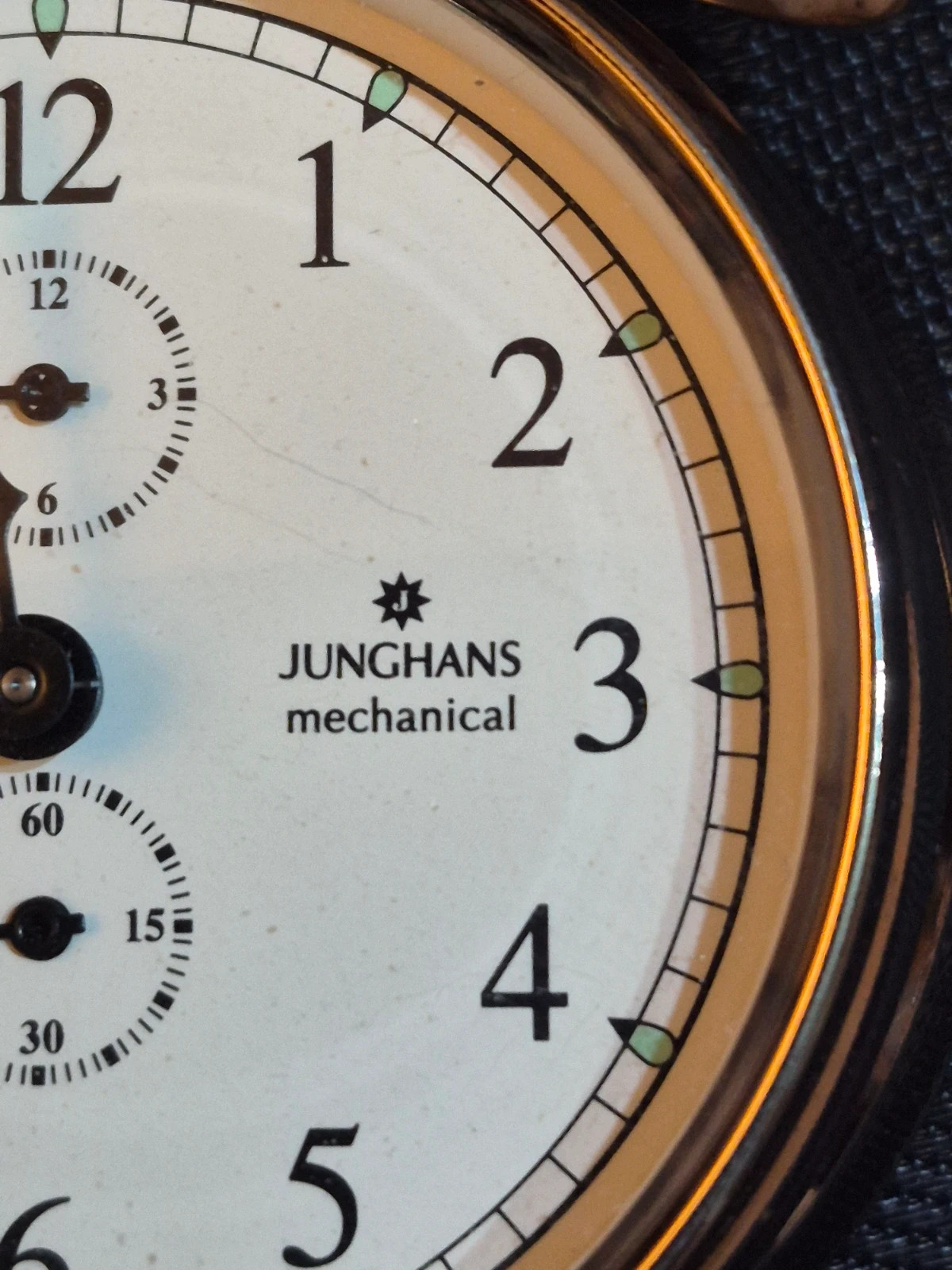 Réveil vintage Junghans mechanical double cloche doré À réviser – Junghans 4