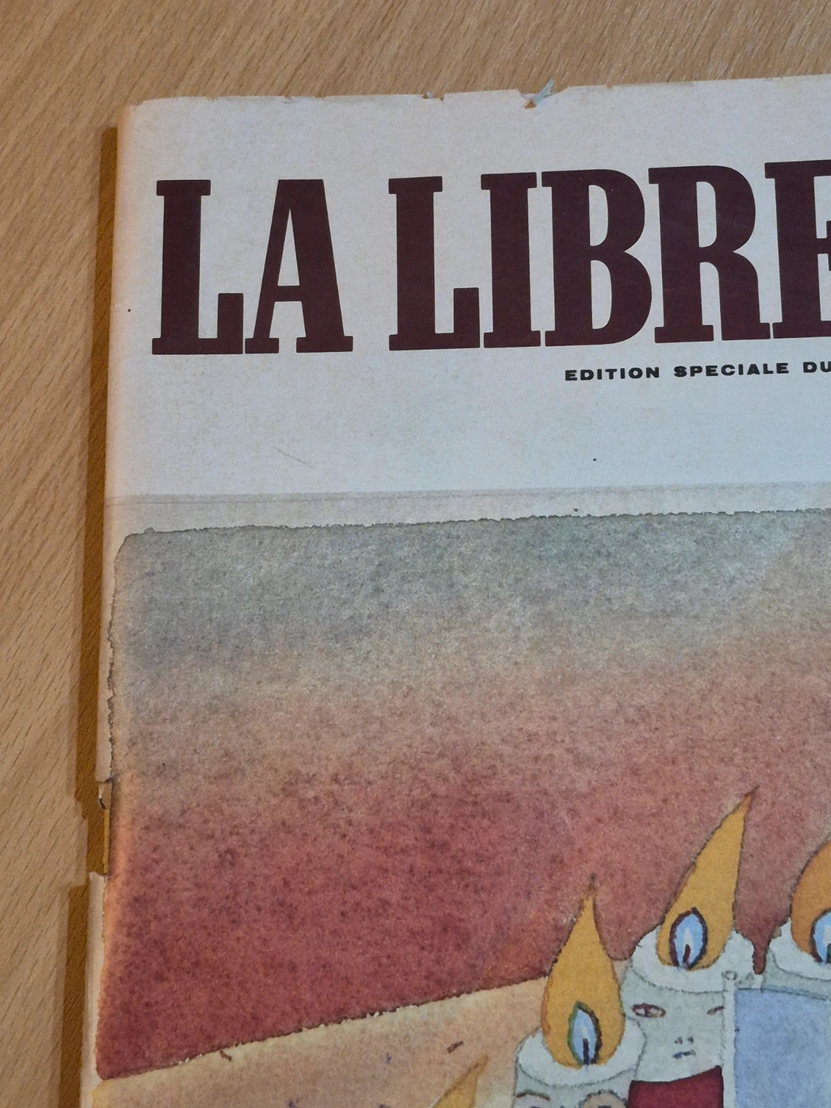 Journal La Libre Belgique - Spécial 100 ans (1984) - Illus. FOLON 2