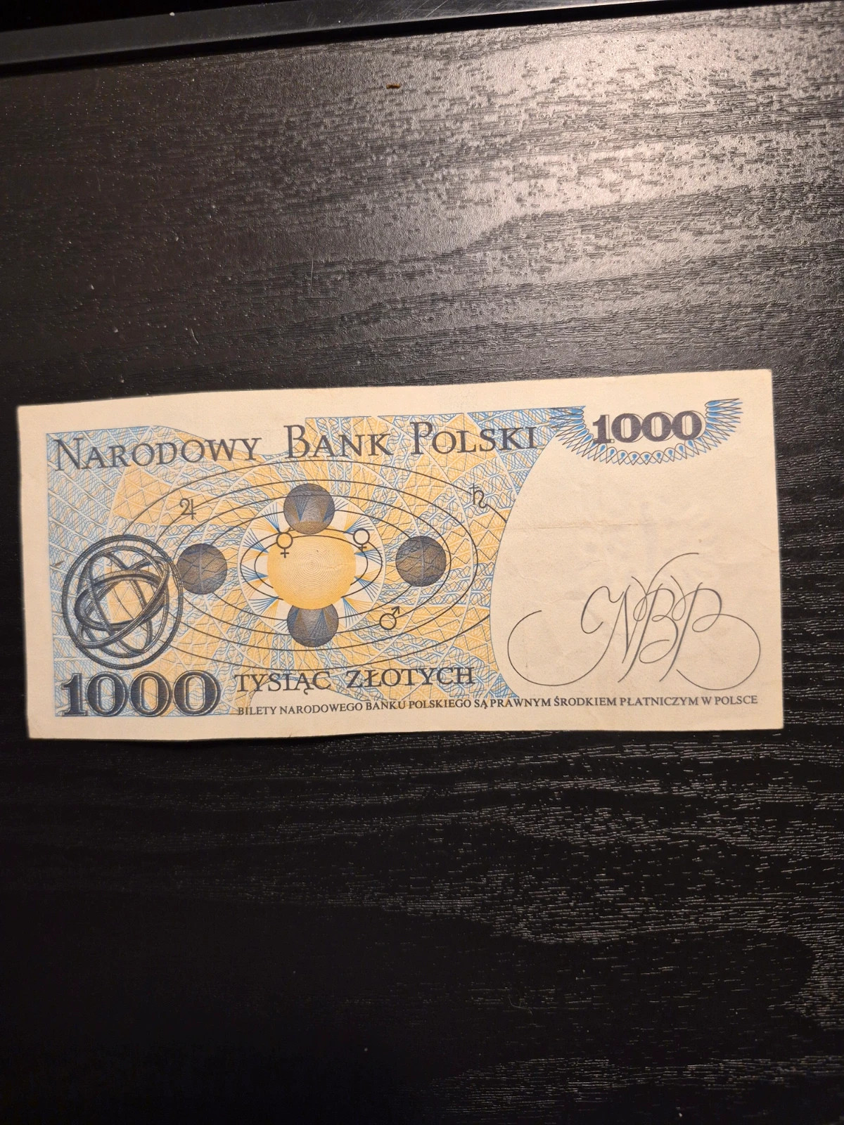 Billet 1 000 Złotych Pologne Mikołaj Kopernik Narodowy Bank Polski 1982 5