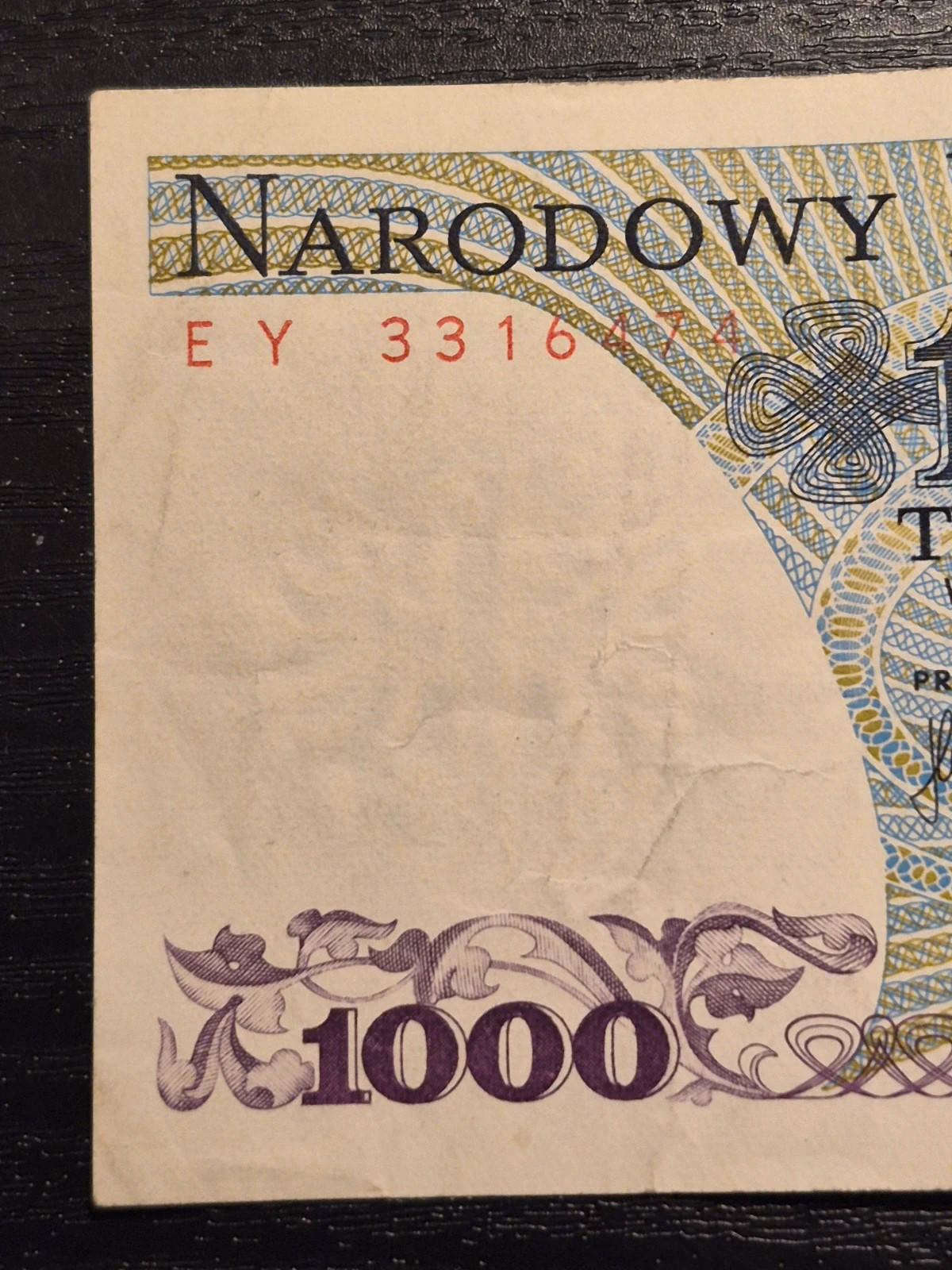 Billet 1 000 Złotych Pologne Mikołaj Kopernik Narodowy Bank Polski 1982 2