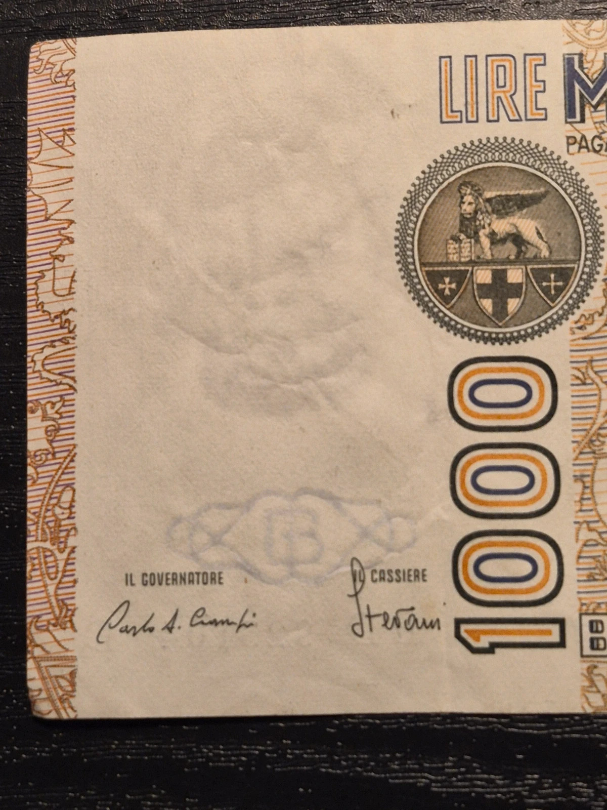 Billet 1000 Lire Italienne Marco Polo Banca d'Italia 1982 N° BD 923104 D 2
