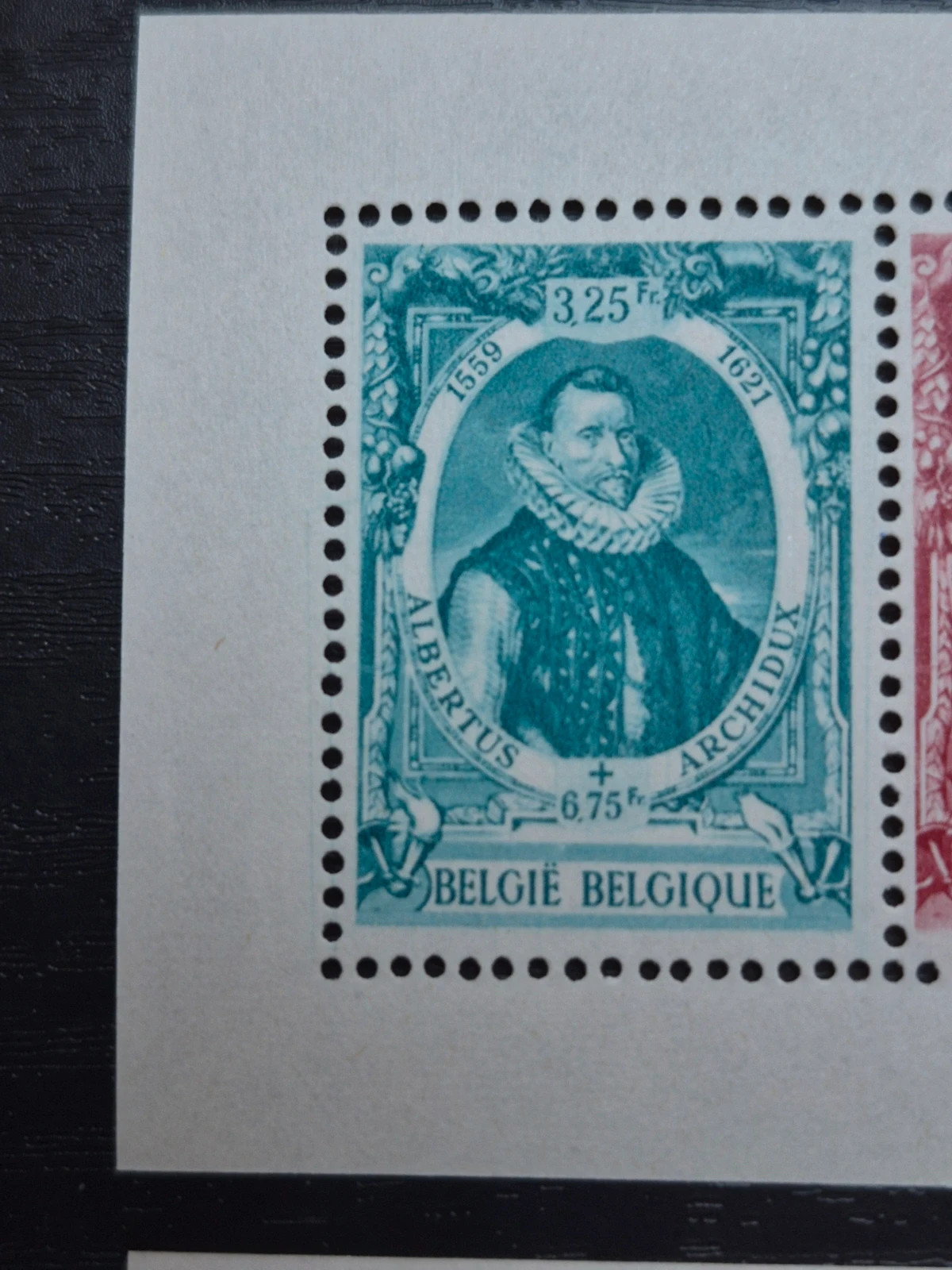 Lot 2 Blocs-Feuillets Belgique 1942 - Portraits Albert et Isabelle (MNH) 2