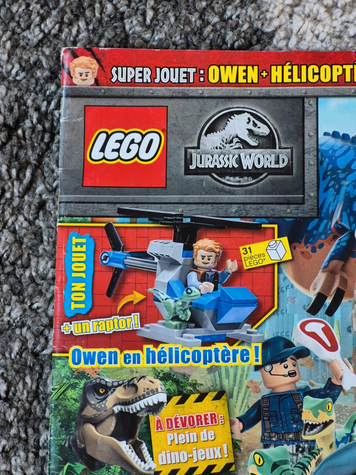 Magazine LEGO Jurassic World n°3 - Avec 2 Posters et Jeux 2