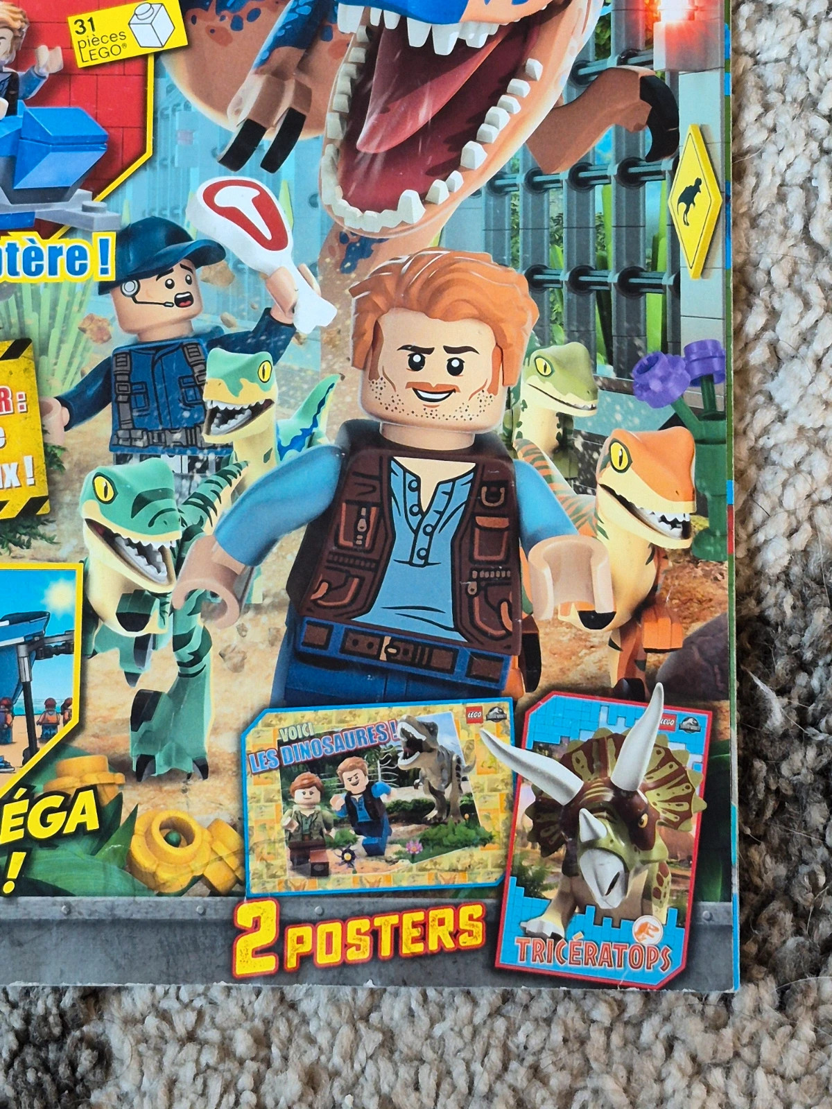Magazine LEGO Jurassic World n°3 - Avec 2 Posters et Jeux 4