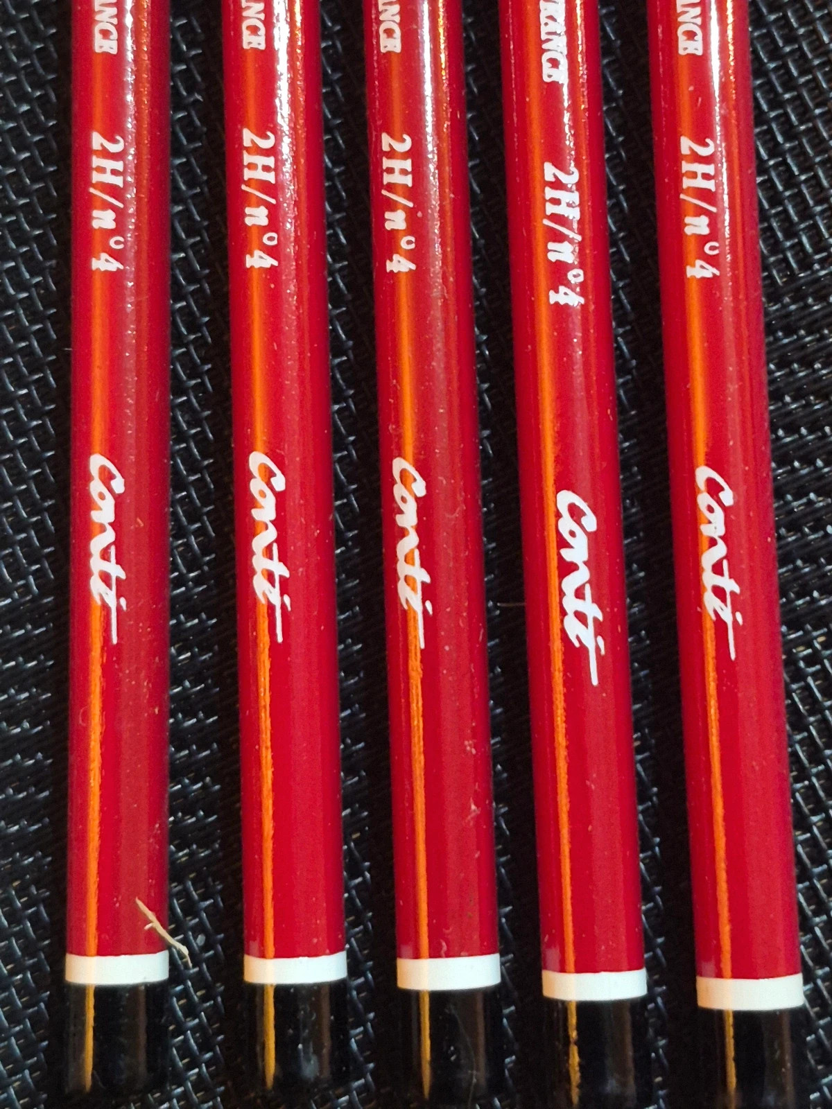 5 Crayons Vintage Gilbert 33 - 2H (n°4) + Boîte Conté – Conte 4