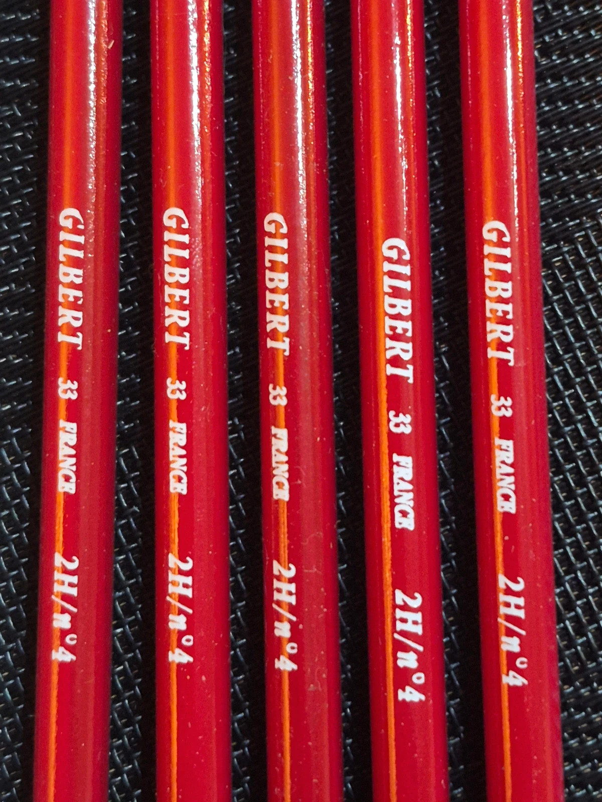 5 Crayons Vintage Gilbert 33 - 2H (n°4) + Boîte Conté – Conte 3