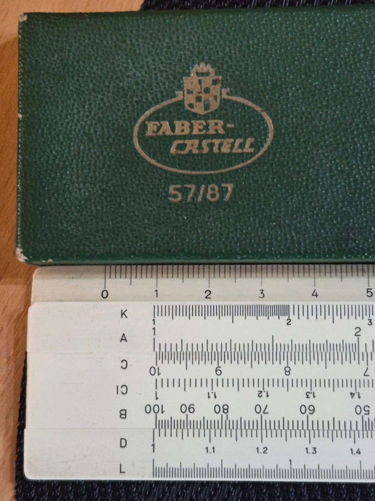 Règle à calcul Vintage Faber-Castell 57/87 Rietz - Étui Original – Faber-Castell 2