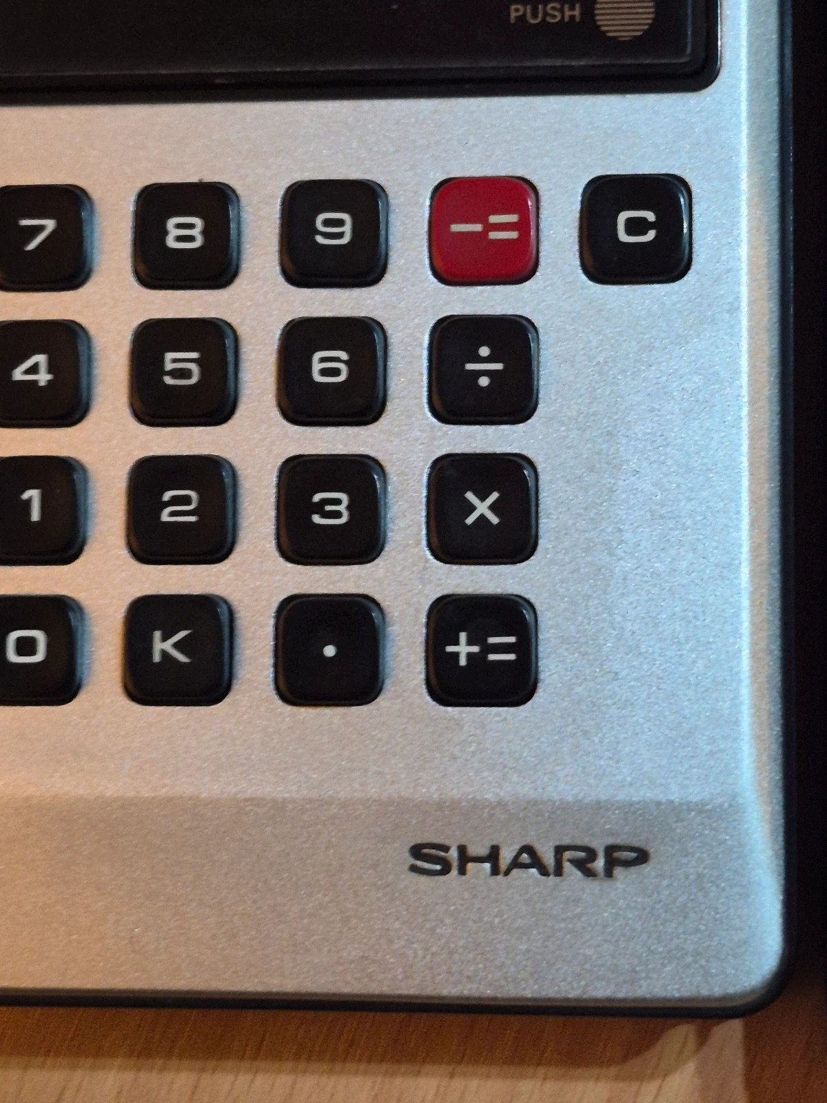 Calculatrice Sharp EL-805 Vintage (1973) + étui HS – SHARP 5