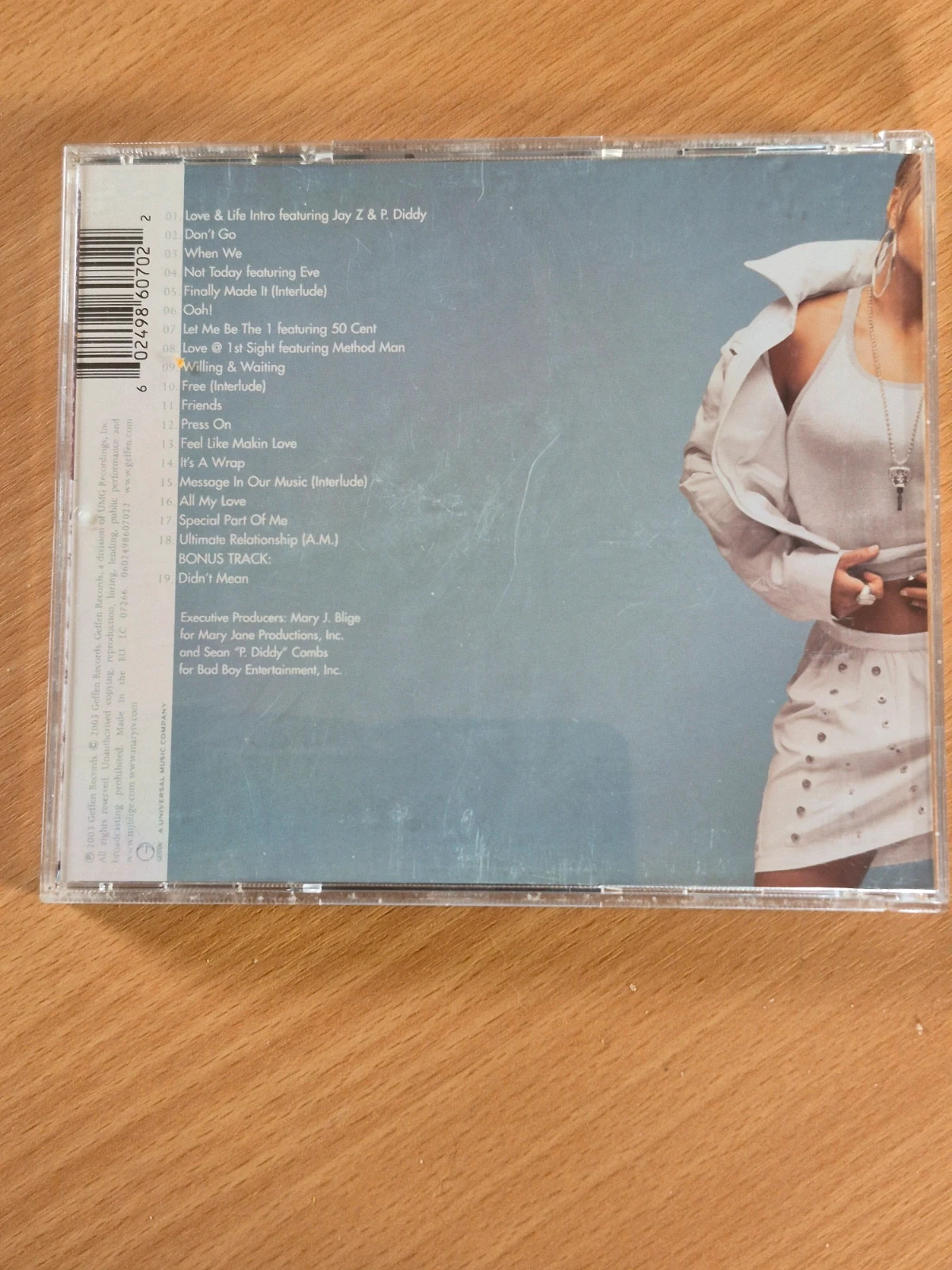 CD Mary J. Blige - Album Love & Life (Édition Originale 2003) 2