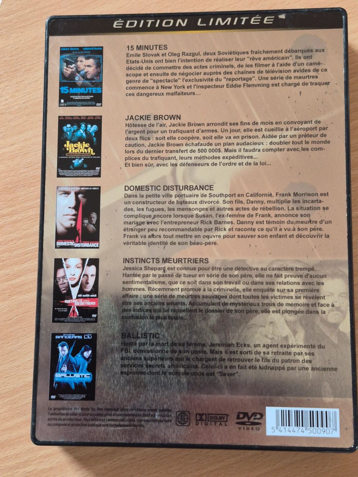 Coffret Métal DVD Policier - Édition Limitée Steelbook - 5 Films Cultes 3