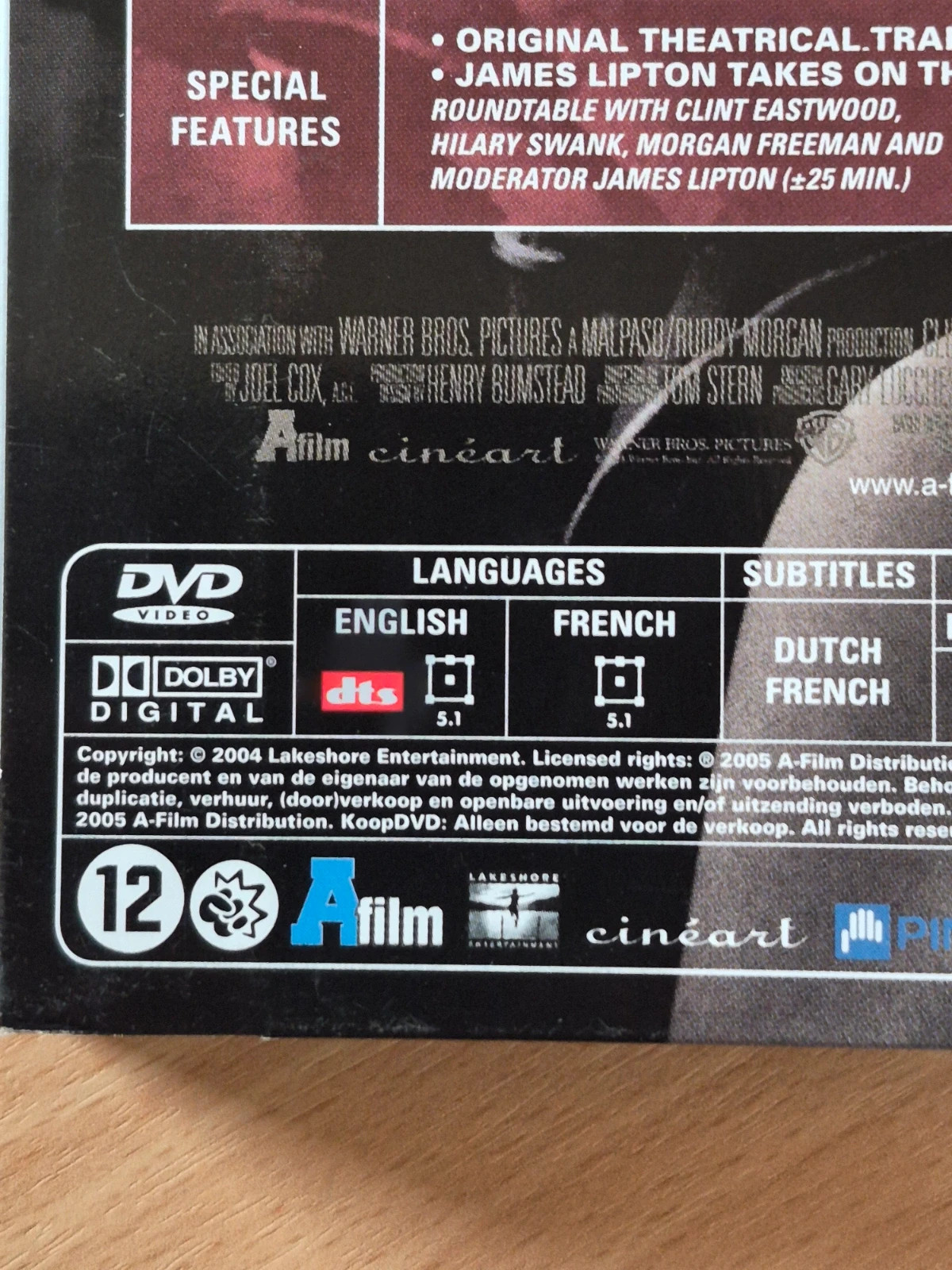 DVD Million Dollar Baby - Édition Spéciale 2 Disques + Fourreau 3