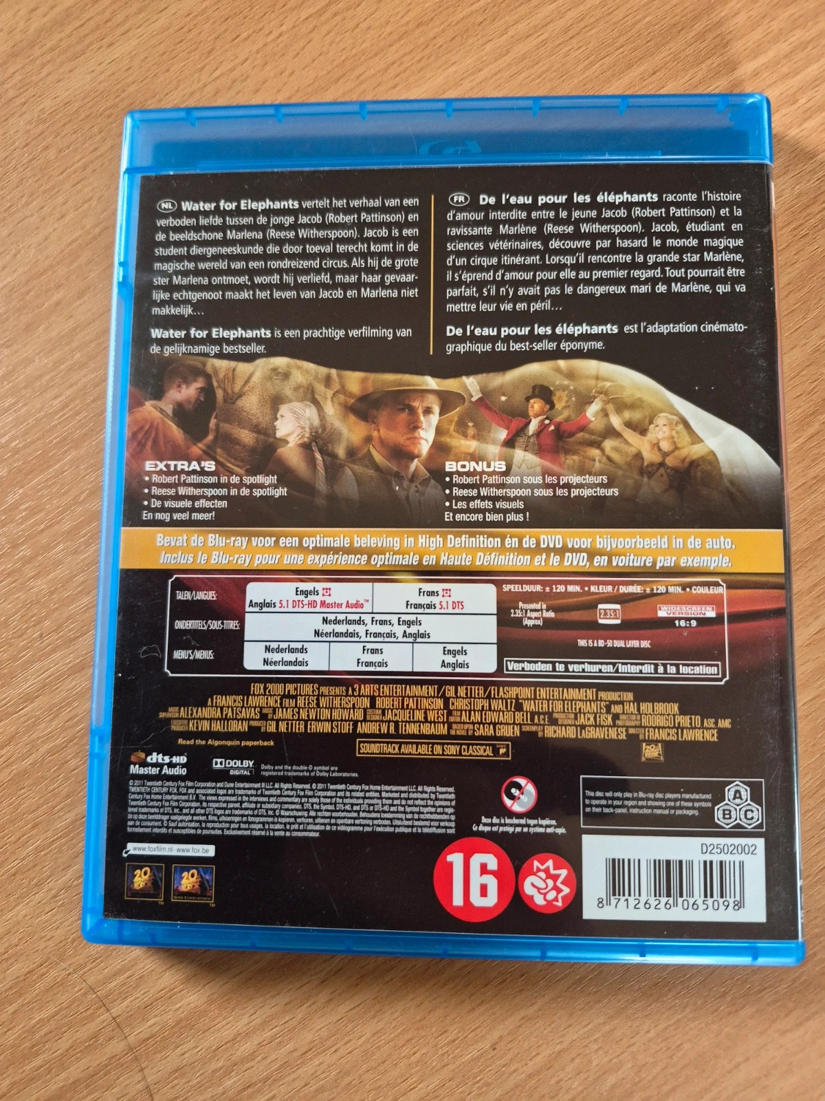 Blu-ray "De l'eau pour les éléphants" 2